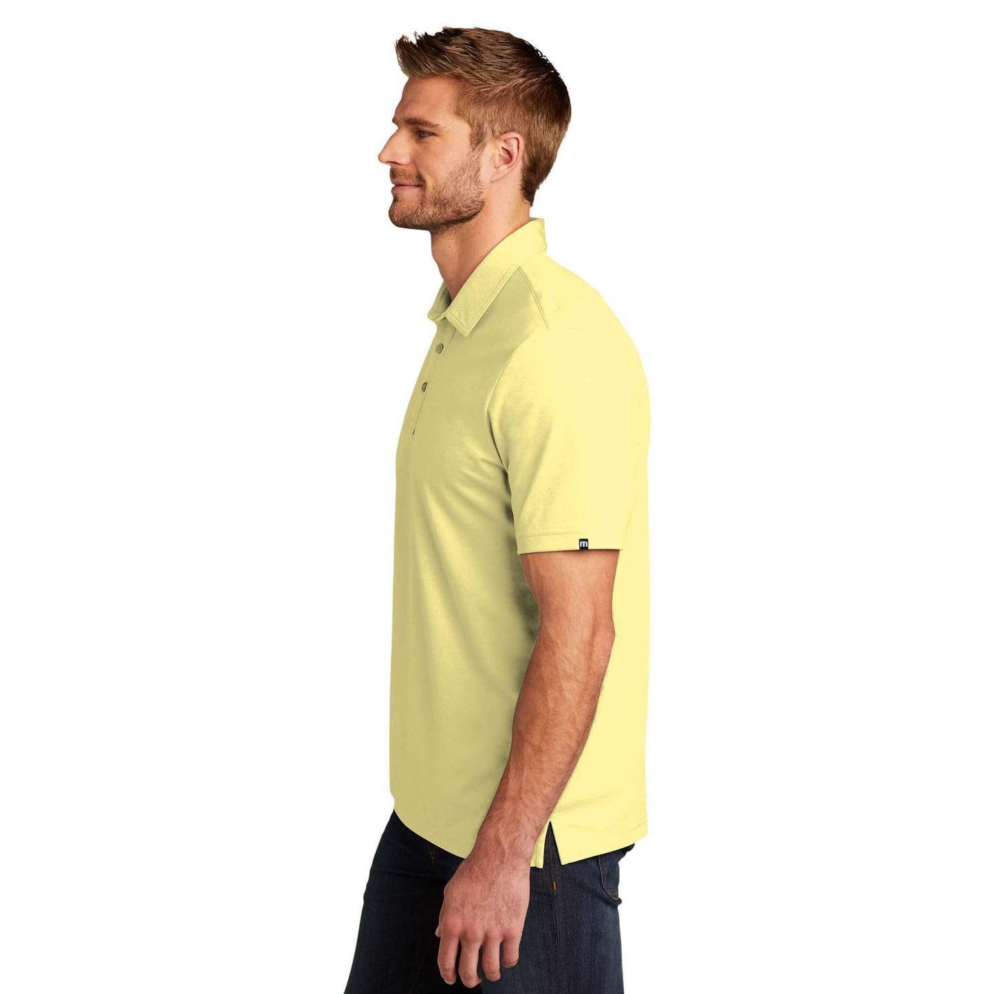 Black Heather Polo - TravisMathew - Moisture Wicking