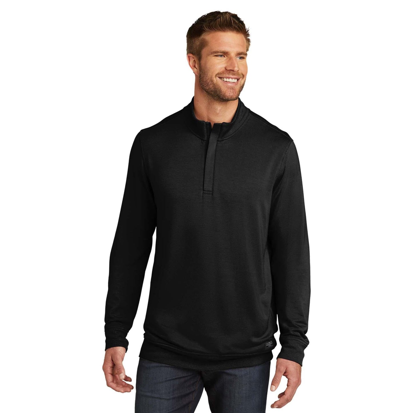Black Fleece Sweatshirt - TravisMathew - Cozy Style