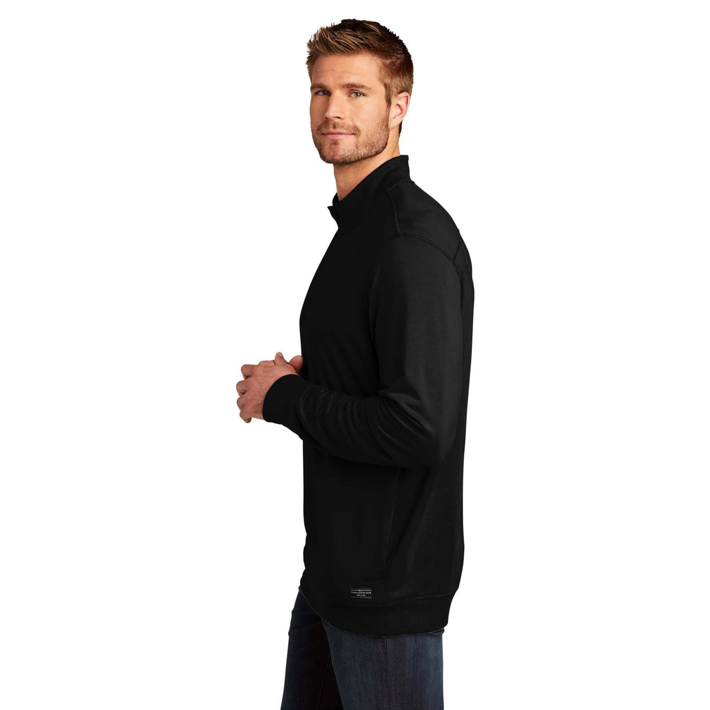Black Fleece Sweatshirt - TravisMathew - Cozy Style