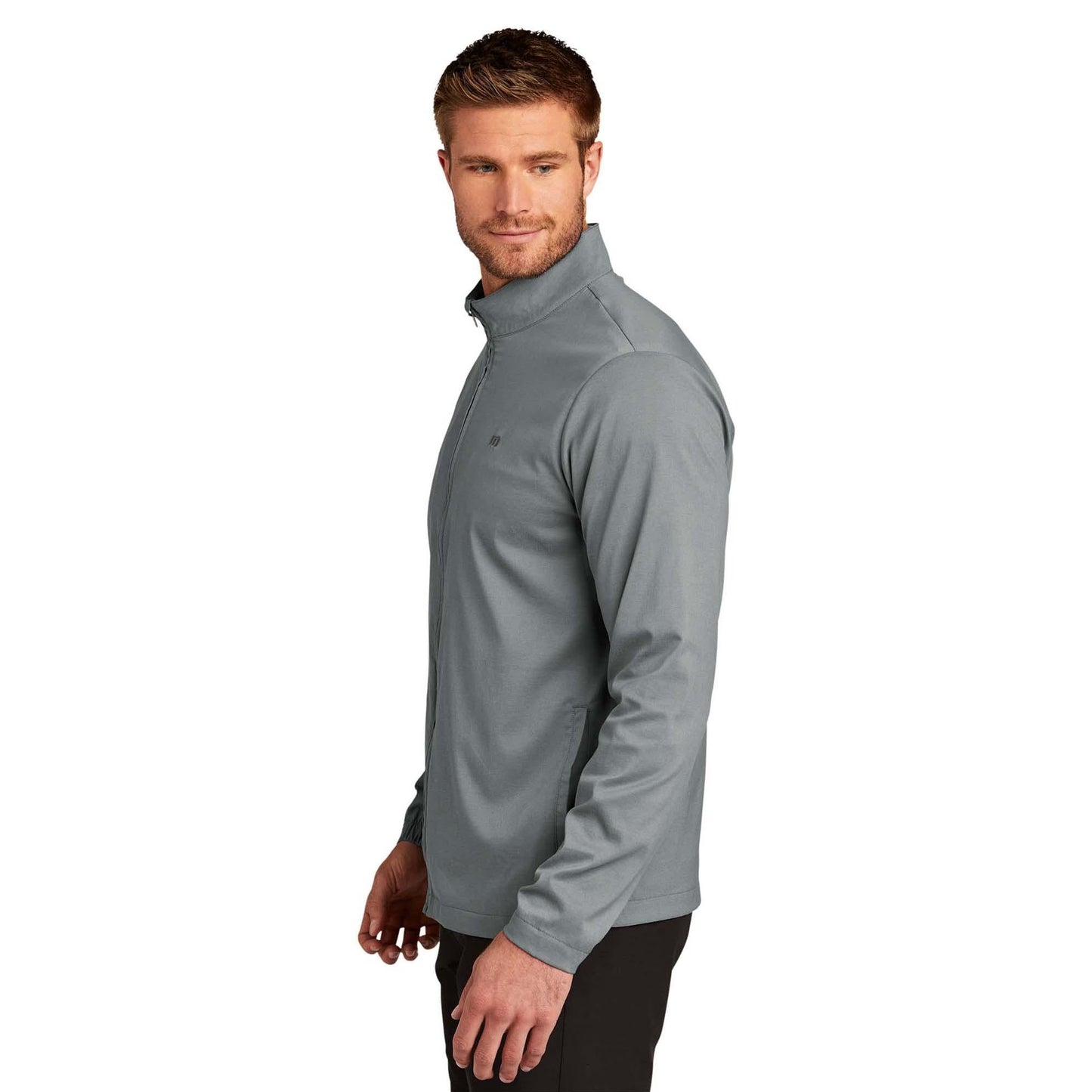 Black Sweatshirts - TravisMathew - Stylish Full-Zip Jacket