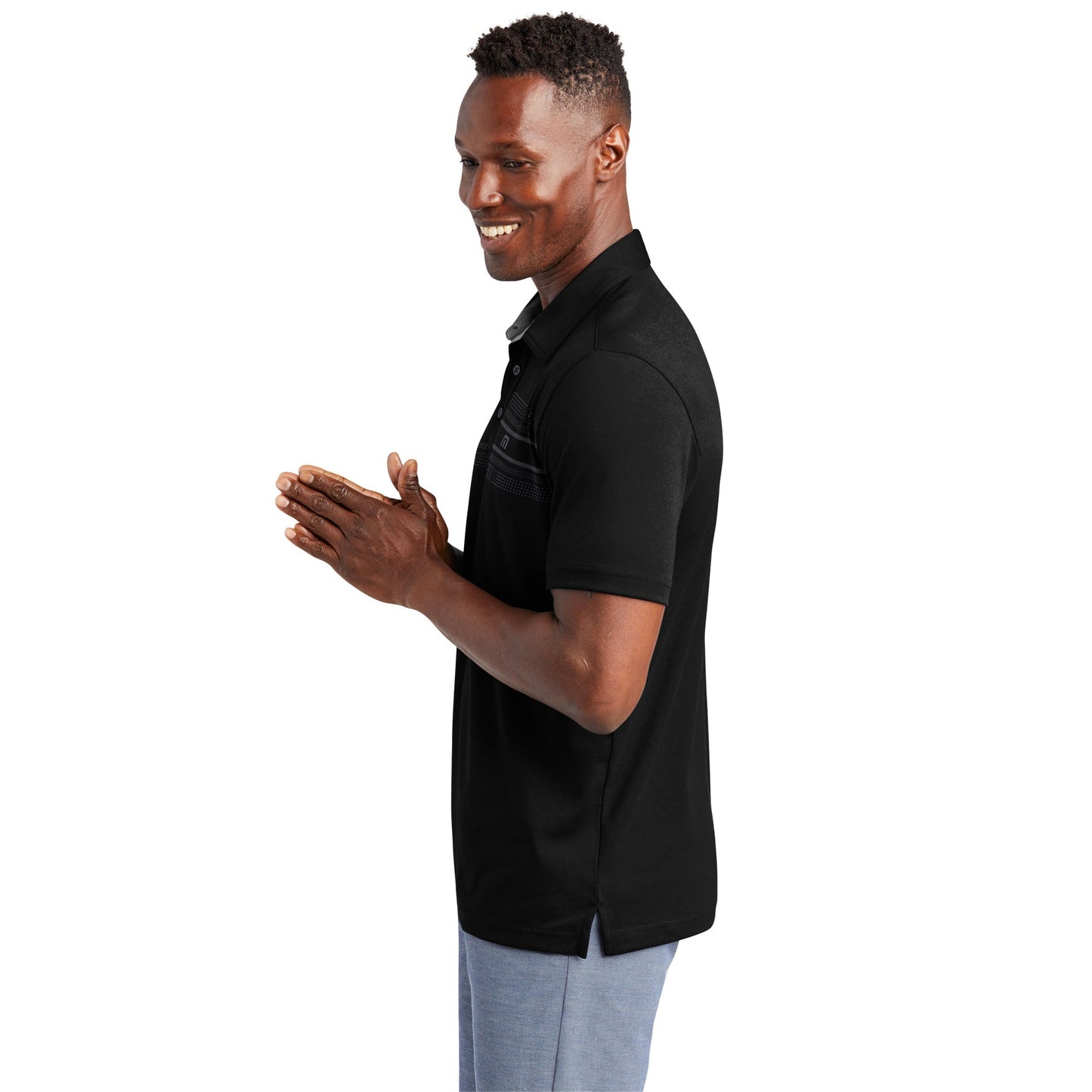 Black Polo Shirt - TravisMathew - Quick-Drying Fabric
