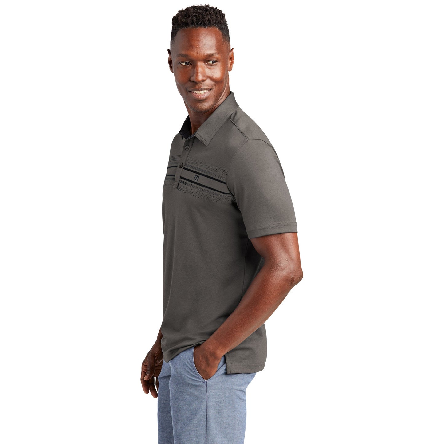 Black Polo Shirt - TravisMathew - Quick-Drying Fabric