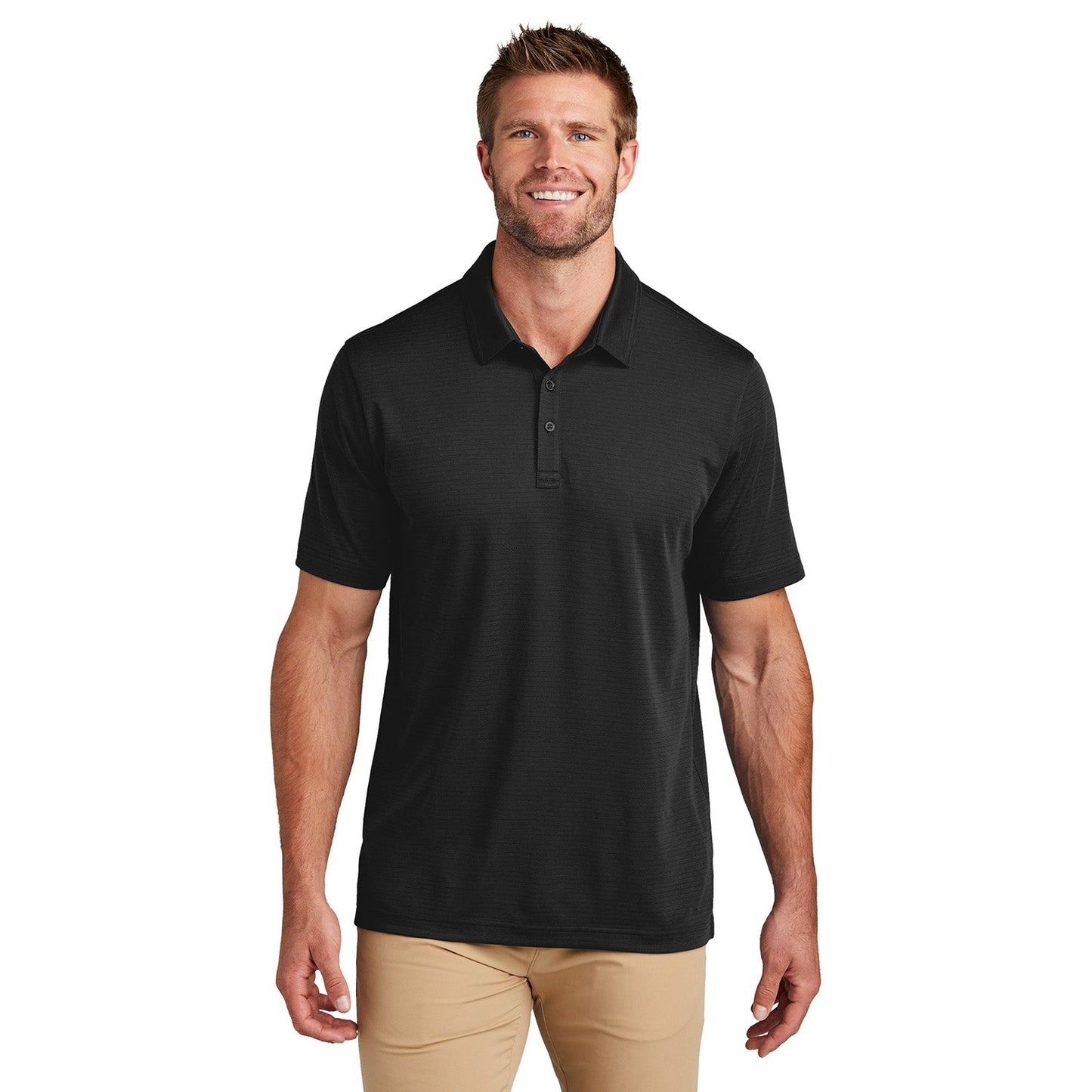 Black Polo Shirt - TravisMathew - Stylish Design
