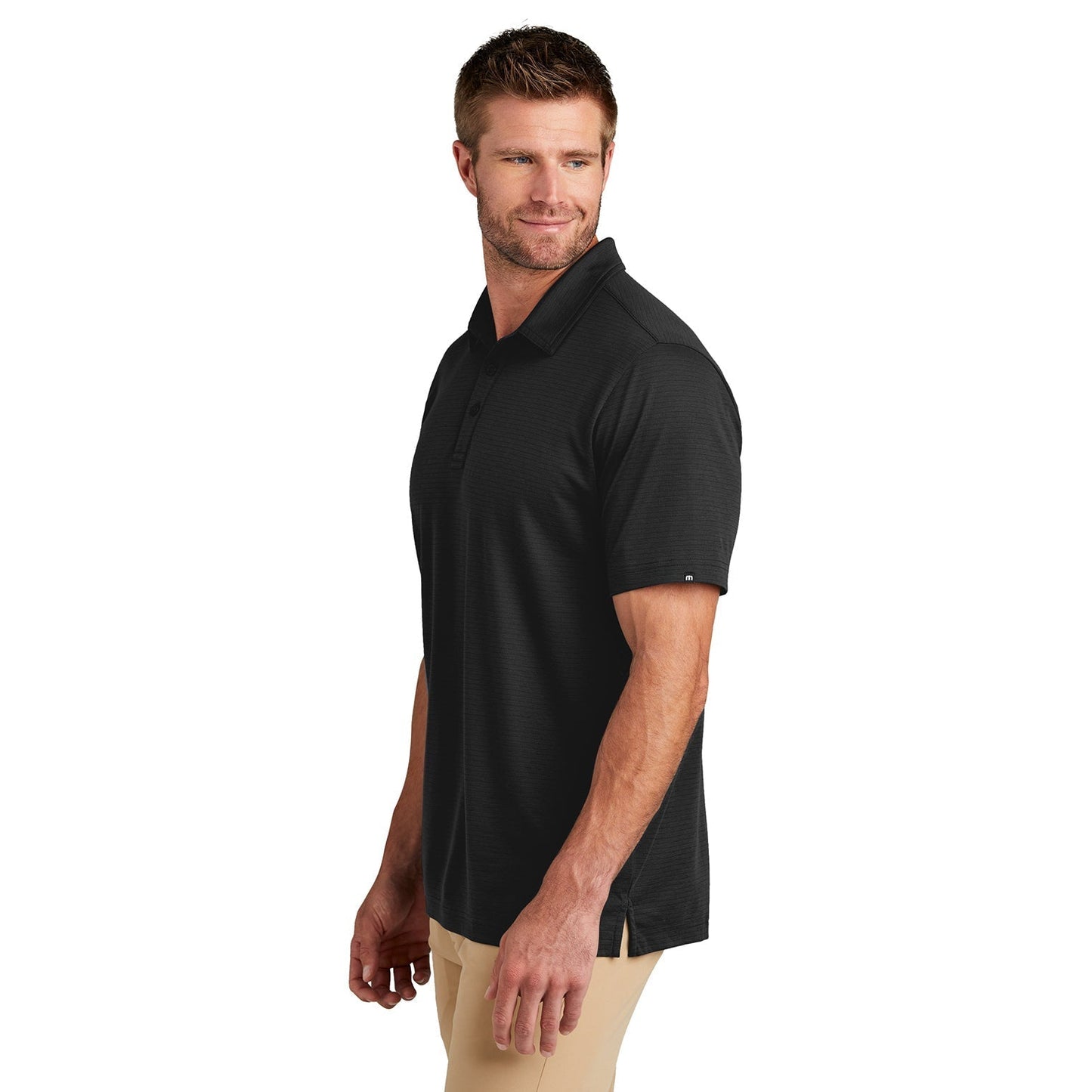 Black Polo Shirt - TravisMathew - Stylish Design
