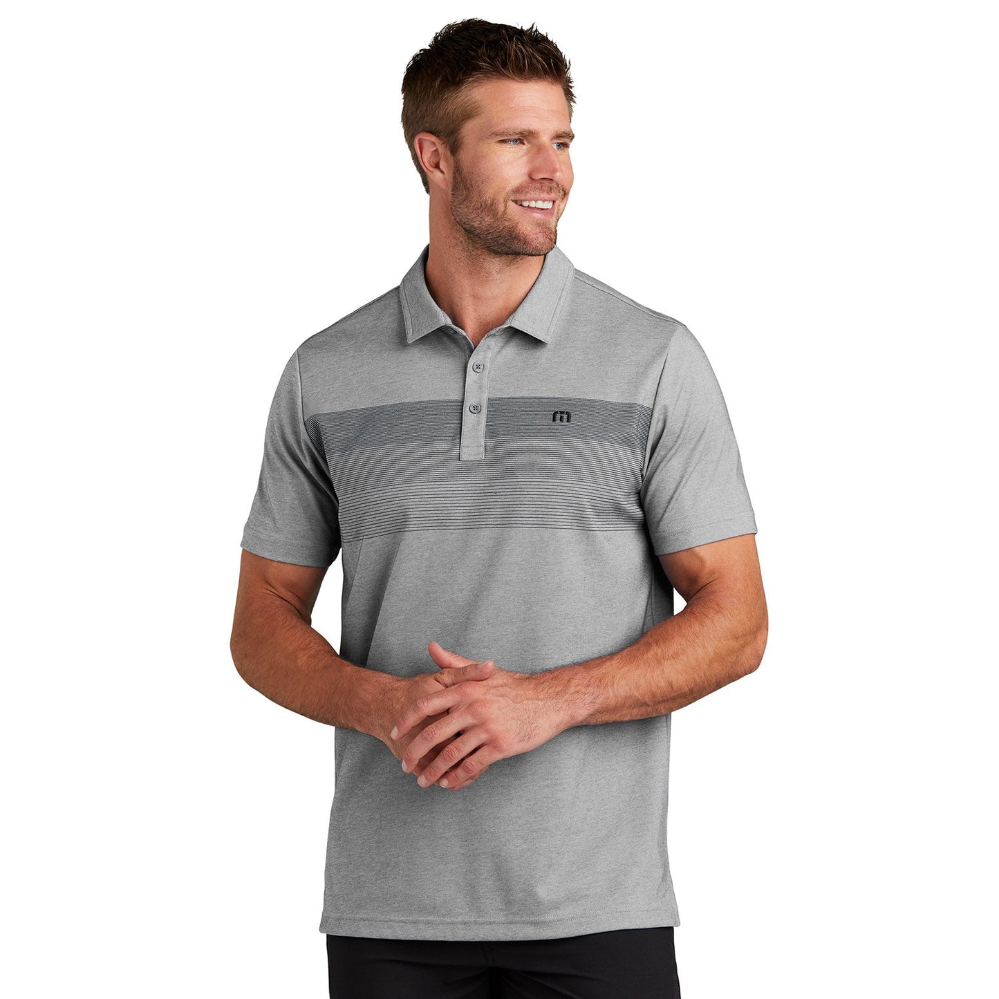 Black Polo Shirt - TravisMathew - Stylish Fabric