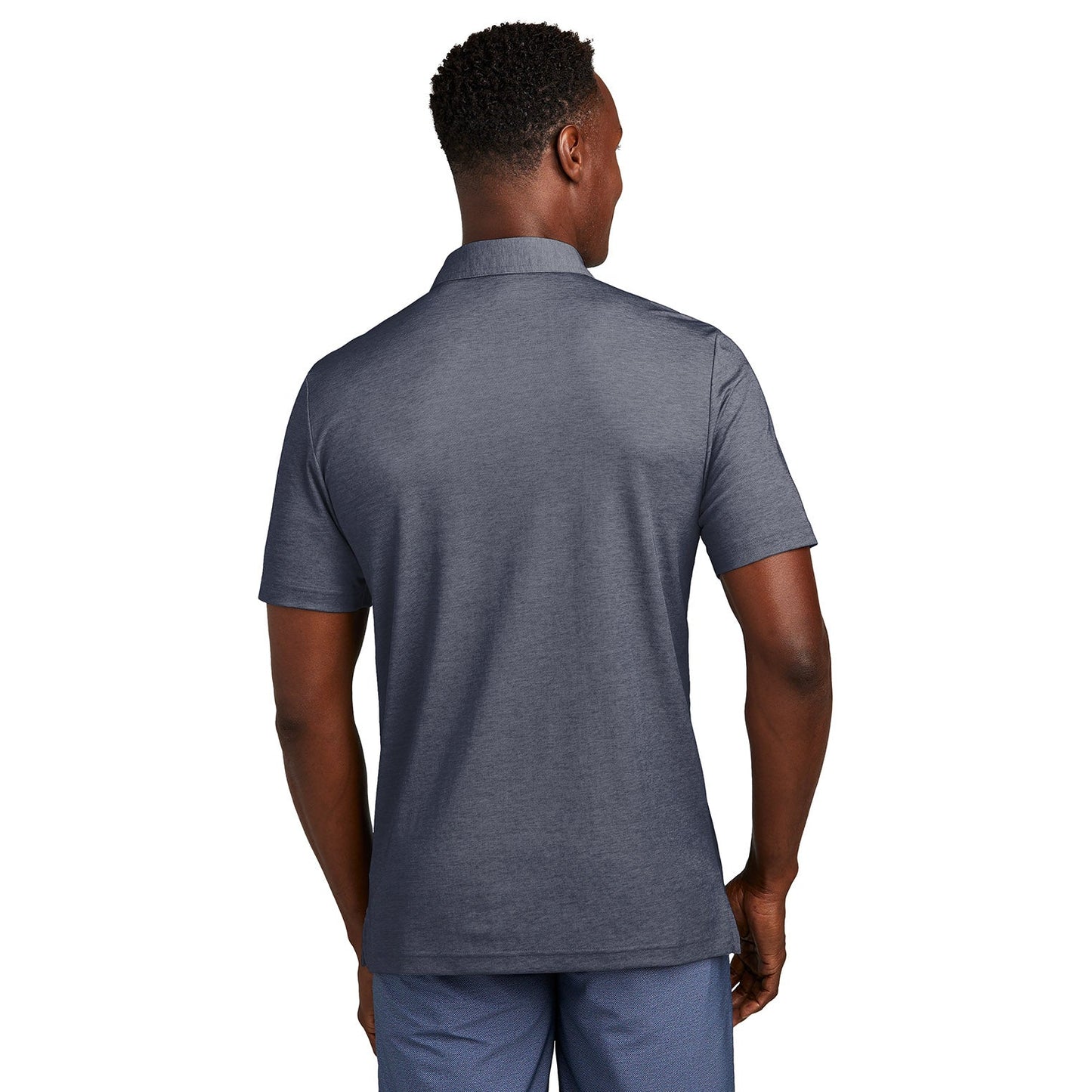 Black Heather Polo Shirts - TravisMathew - Pocket Design