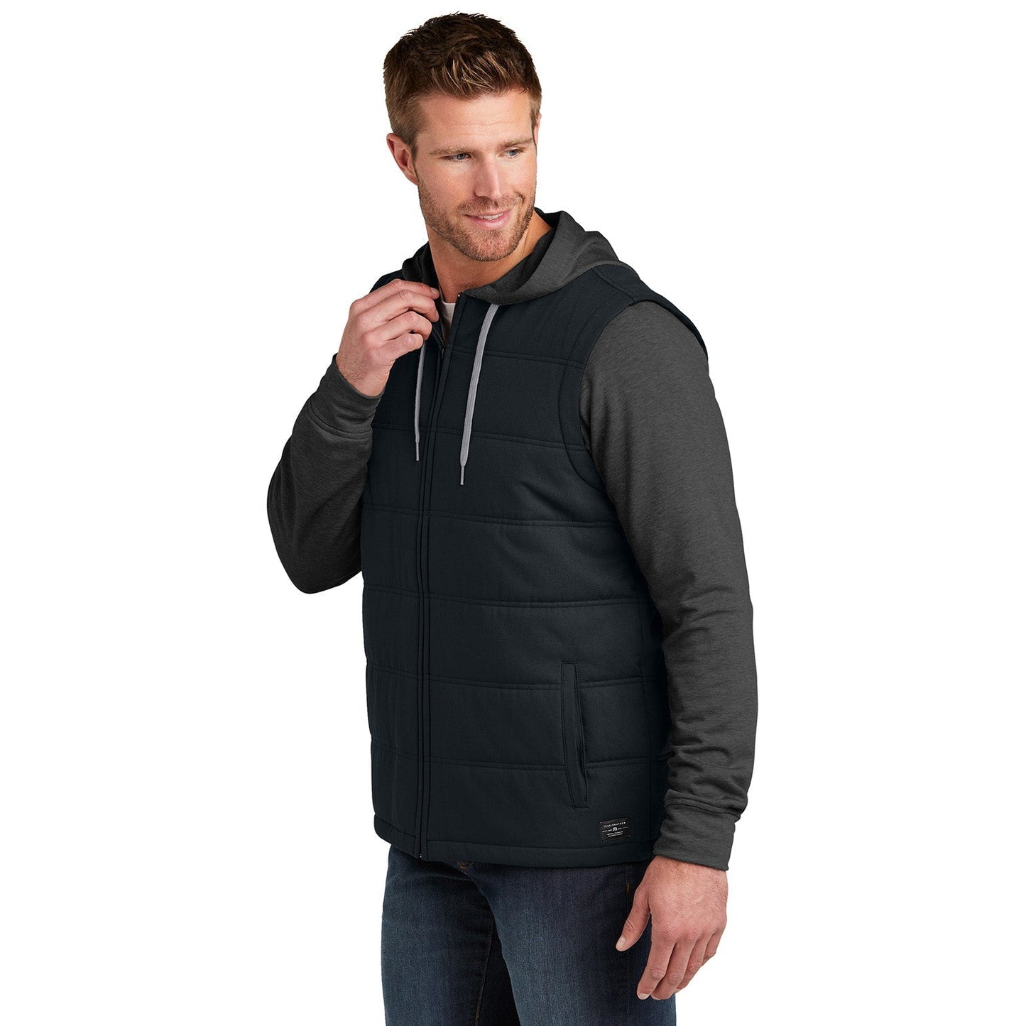 Black/Black Heather Jacket - TravisMathew - Stylish Hooded