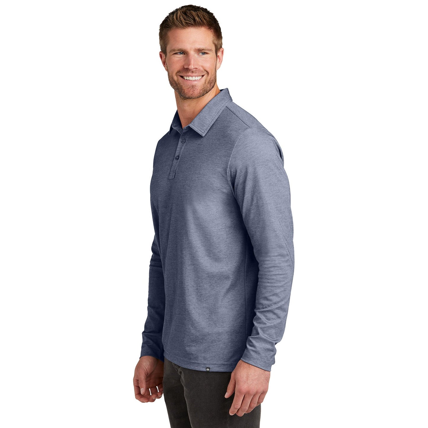 Black Heather Polo Shirt - TravisMathew - Premium Fabric