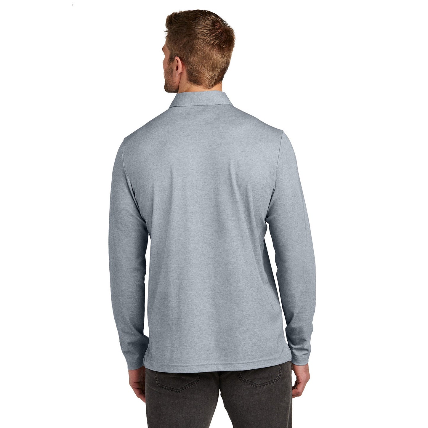Black Heather Polo Shirt - TravisMathew - Premium Fabric