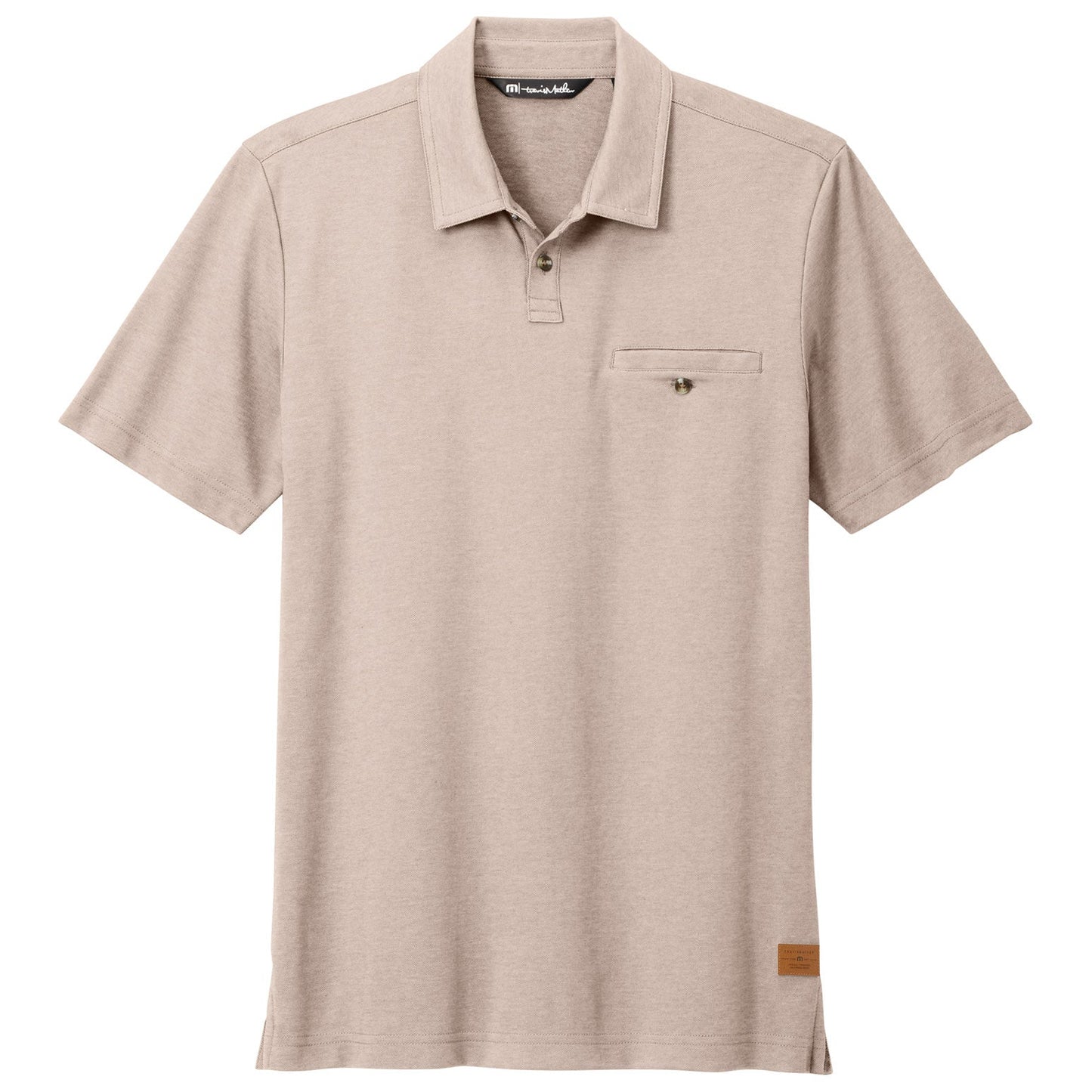 Black Heather Polo Shirt - TravisMathew - Stylish Design