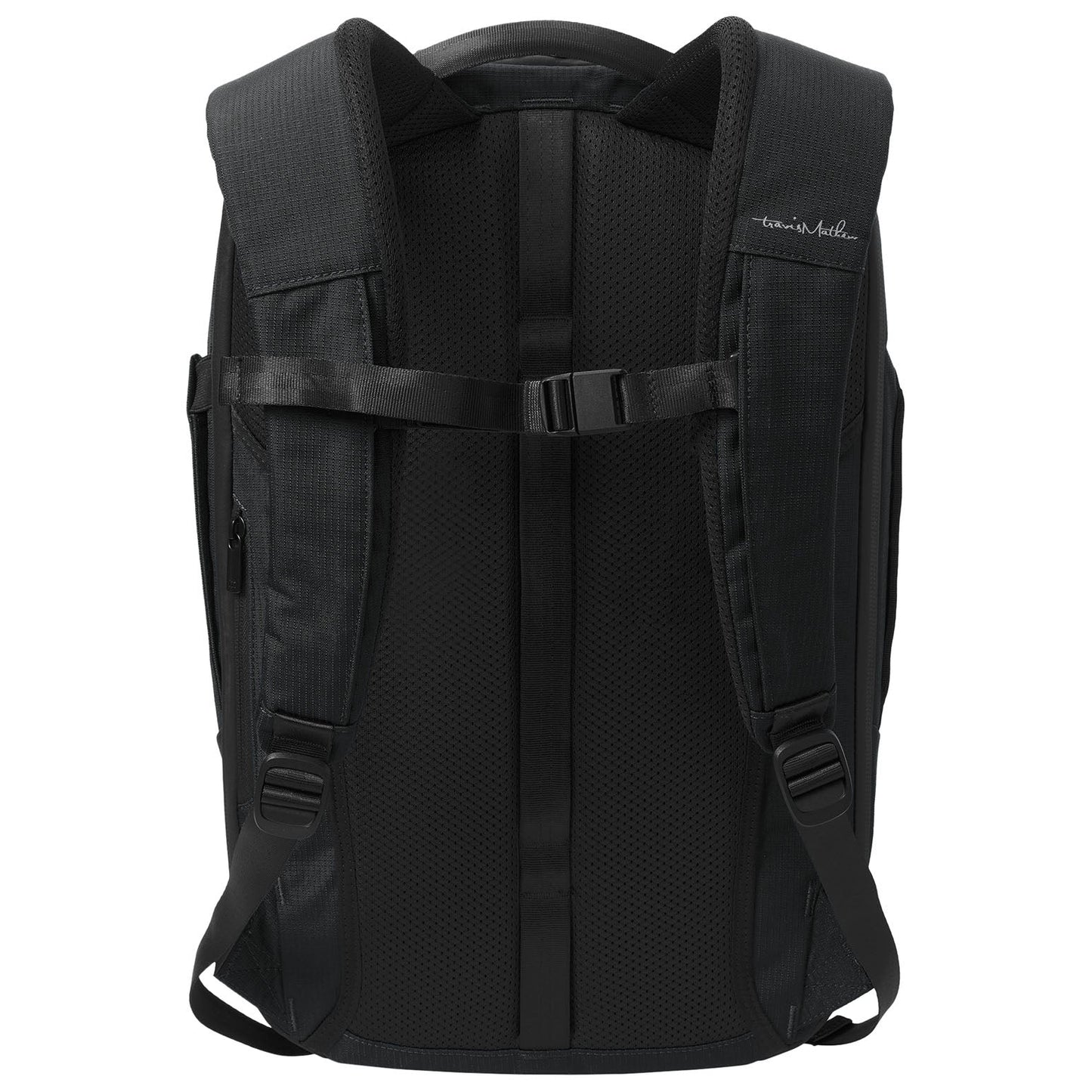 Black Backpack - TravisMathew - Water-Resistant Design