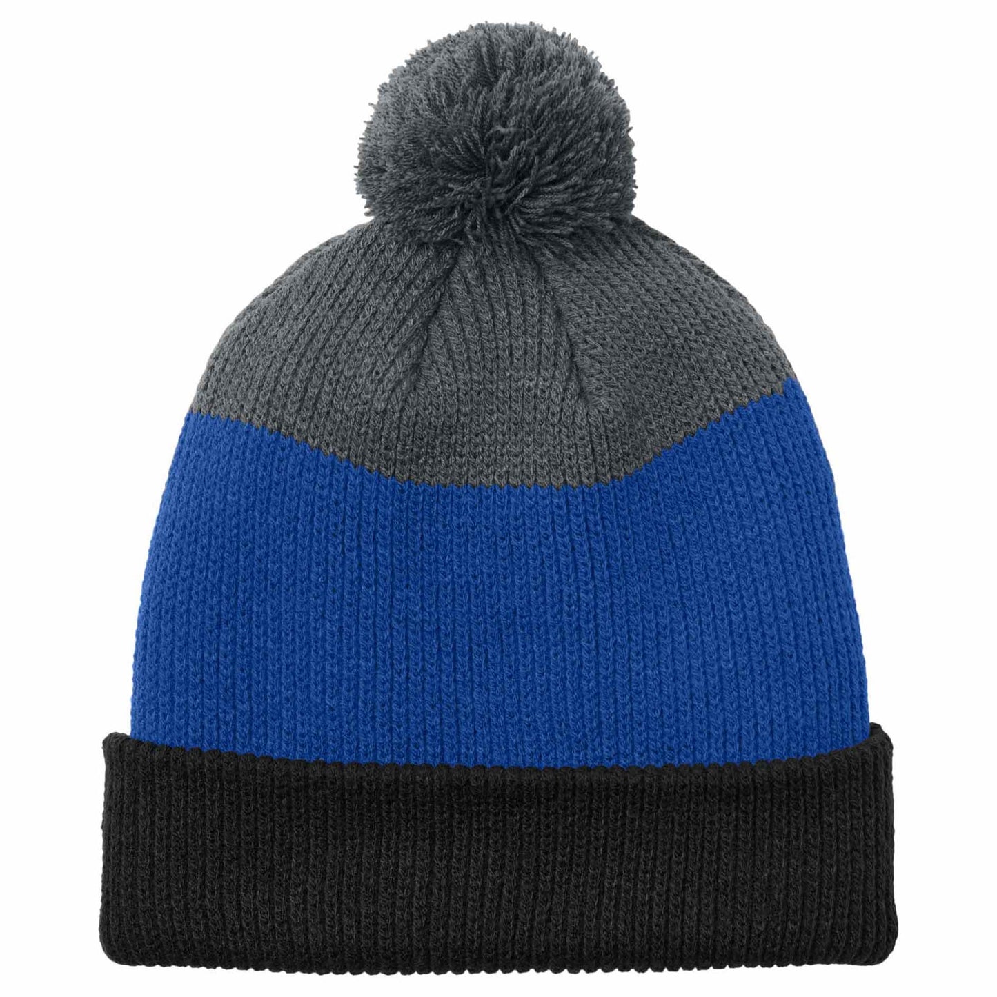Deep Black/Gusty Grey/Storm Grey Beanies - Port Authority - Cozy