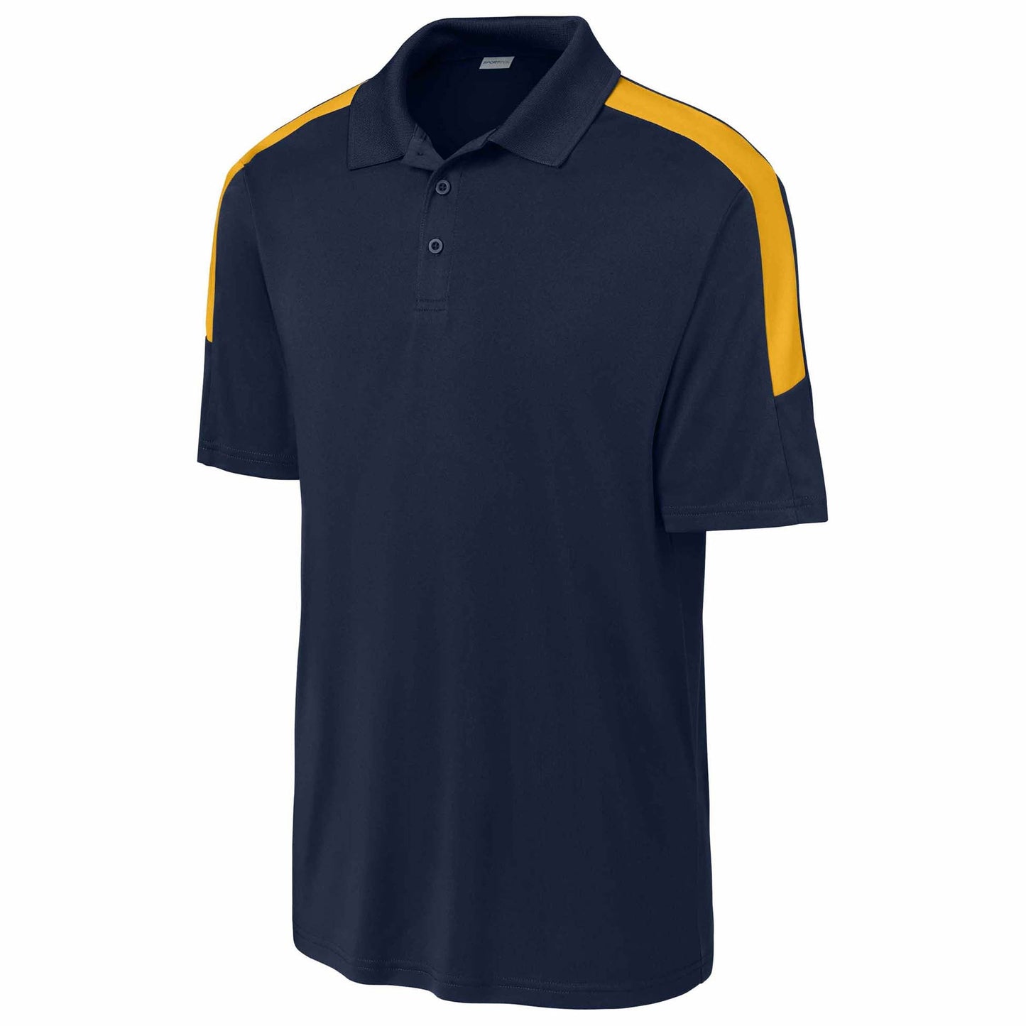 Black/Gold Polo Shirts - Sport-Tek - Stylish Moisture-Wicking