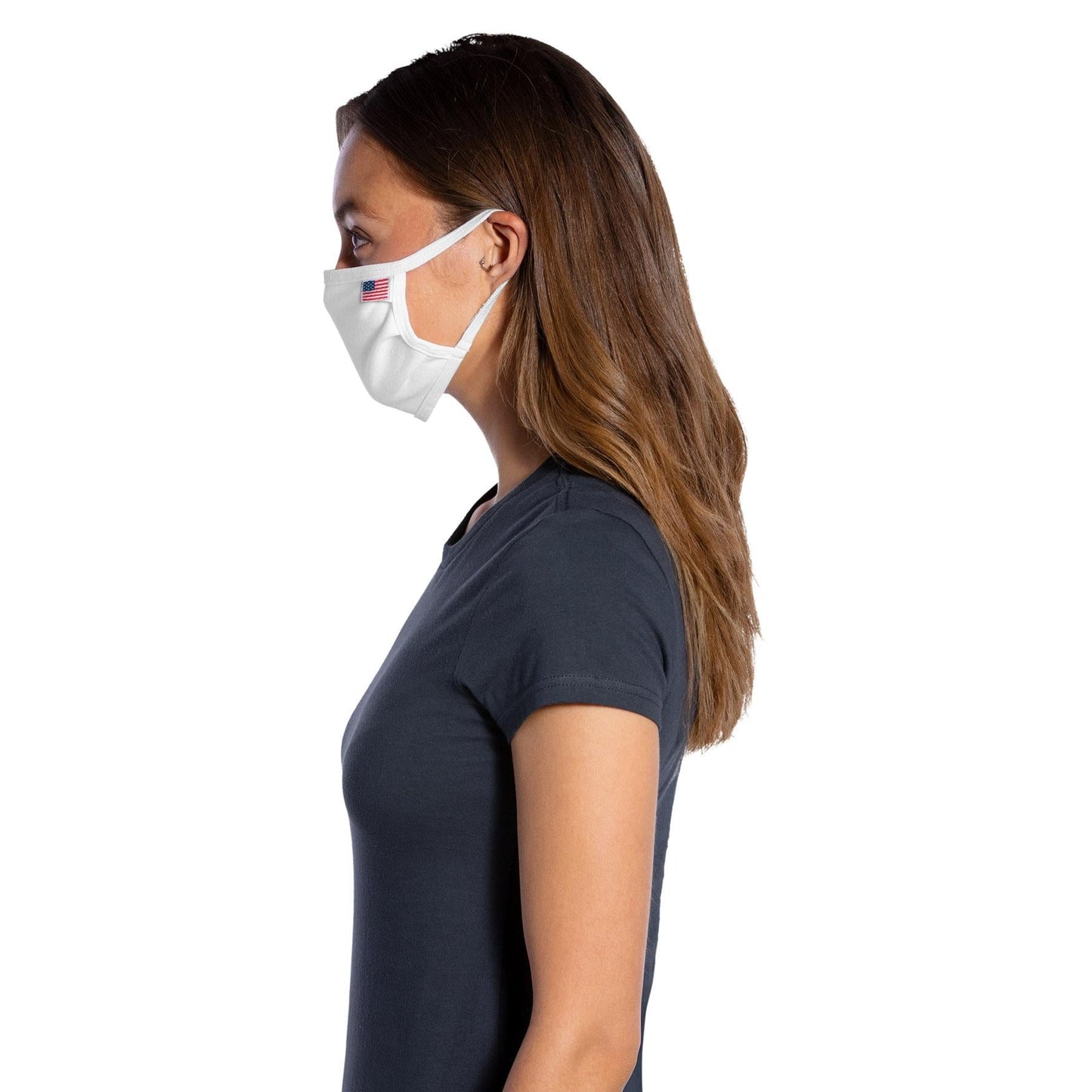 White Face Masks - Port Authority - Soft Cotton