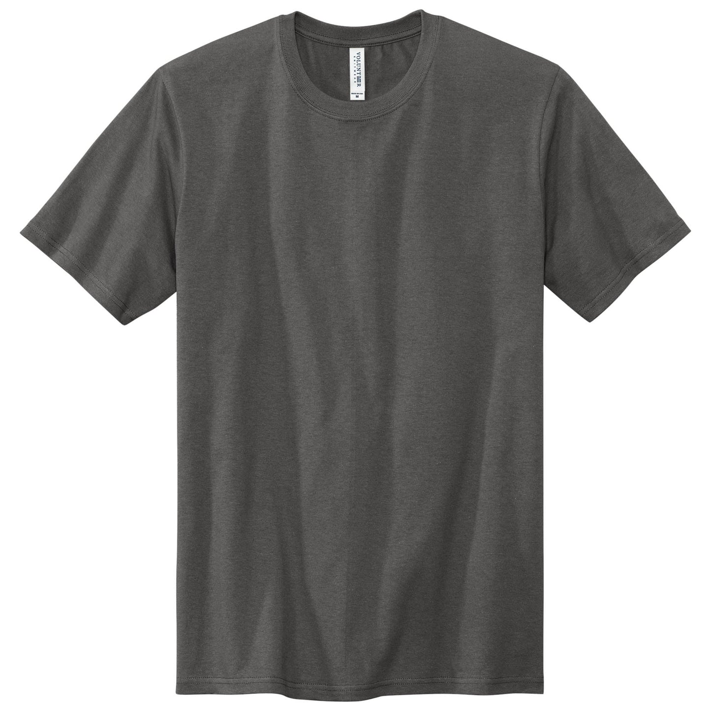 Deep Black T-Shirt - Volunteer Knitwear - Heavyweight Cotton
