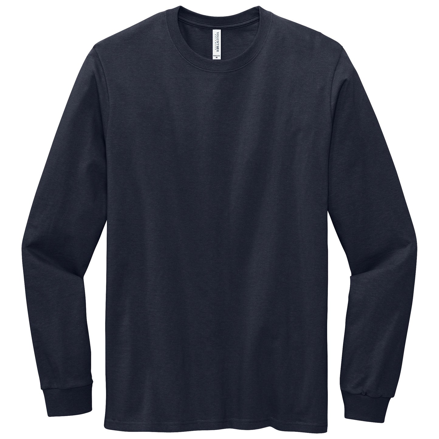 Deep Black T-Shirt - Volunteer Knitwear - Heavyweight Cotton