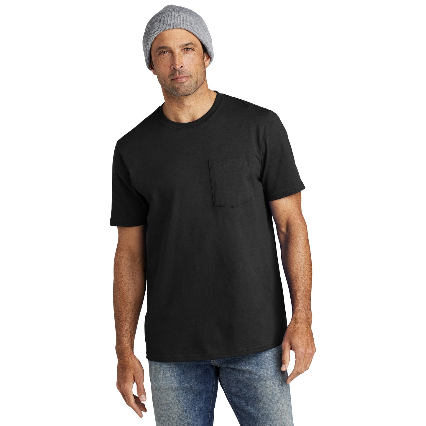 Deep Black T-Shirt - Volunteer Knitwear - Durable Cotton