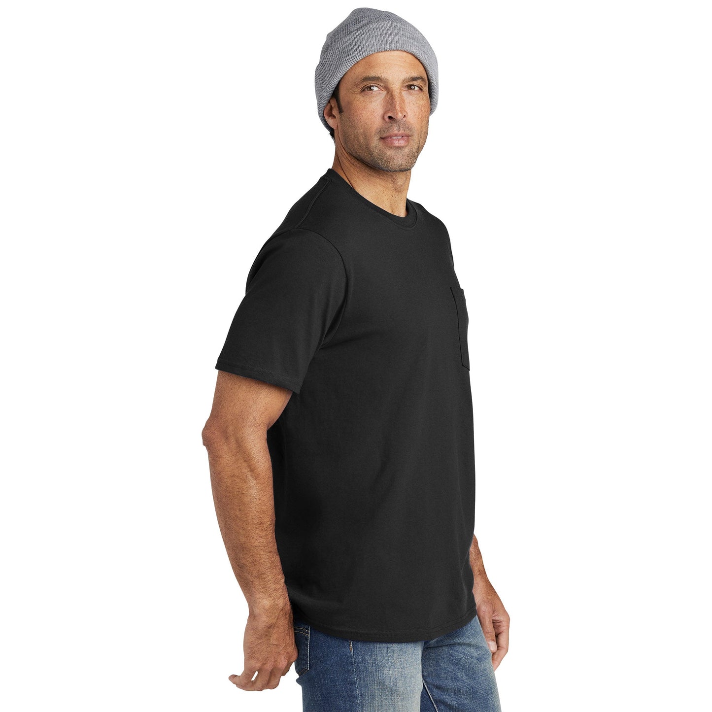 Deep Black T-Shirt - Volunteer Knitwear - Durable Cotton