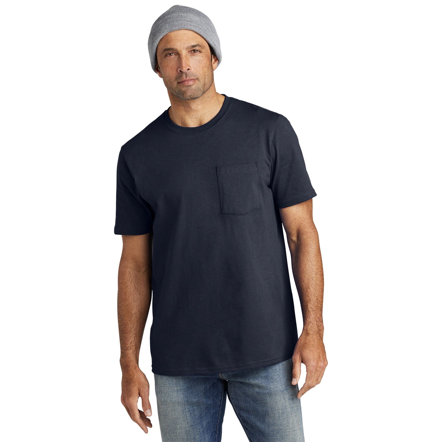 Deep Black T-Shirt - Volunteer Knitwear - Durable Cotton