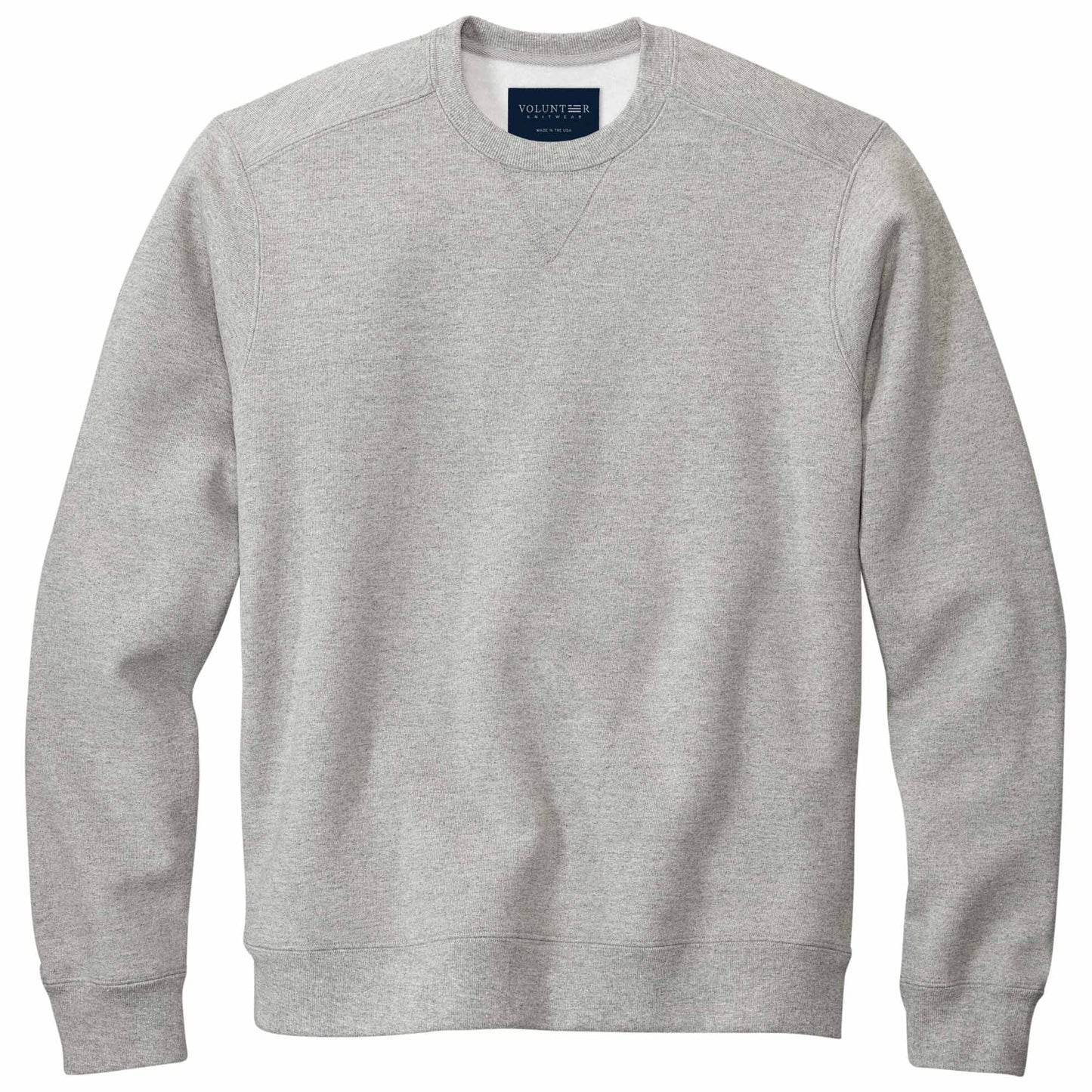 Deep Black Sweatshirt - Volunteer Knitwear - Fleece Crewneck