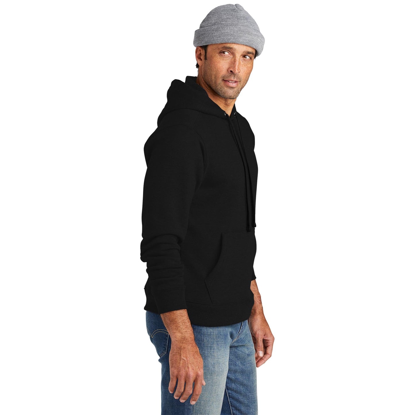Deep Black Sweatshirt - Volunteer Knitwear - Durable Fleece
