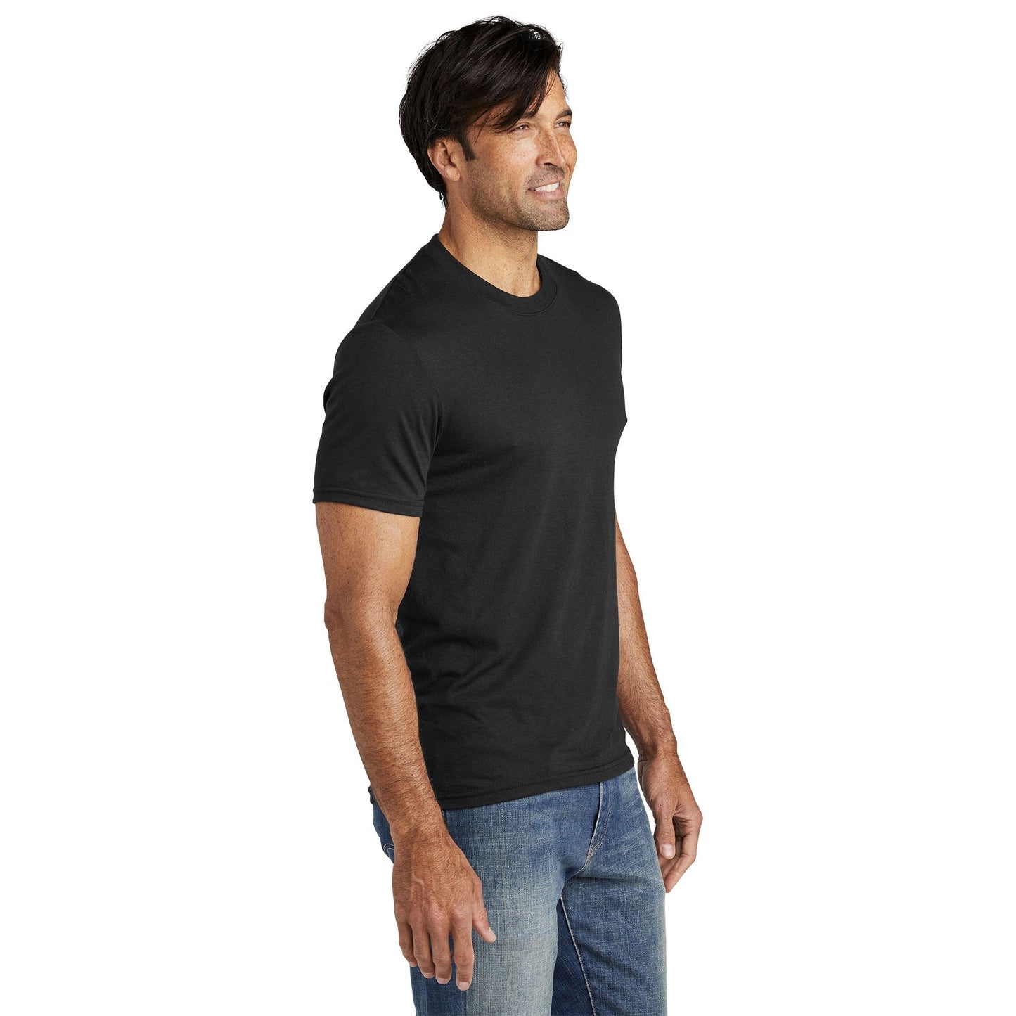 Deep Black Solid T-Shirts - Volunteer Knitwear - Cozy Tee