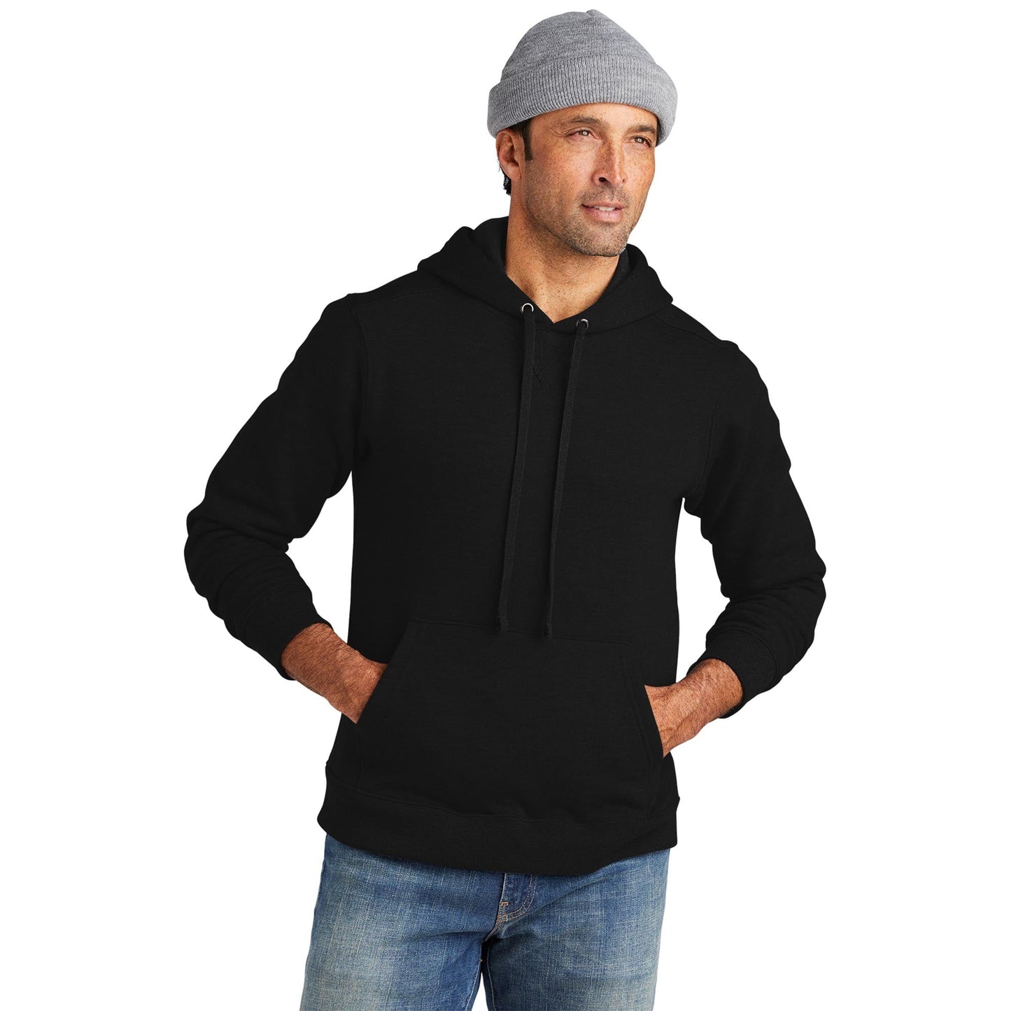 Deep Black Sweatshirt - Volunteer Knitwear - Durable Fleece