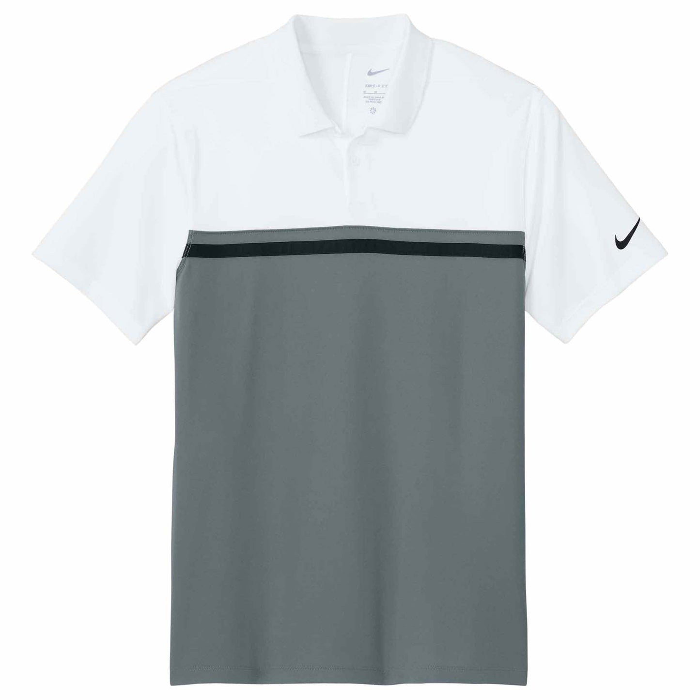 Black Polo Shirt - Nike - Dri-FIT Fabric