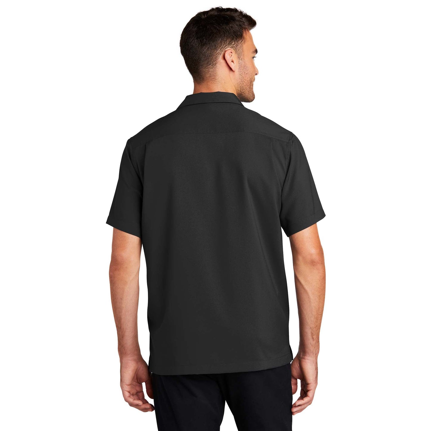 Black Performance Button Up Shirts - Port Authority - Stylish