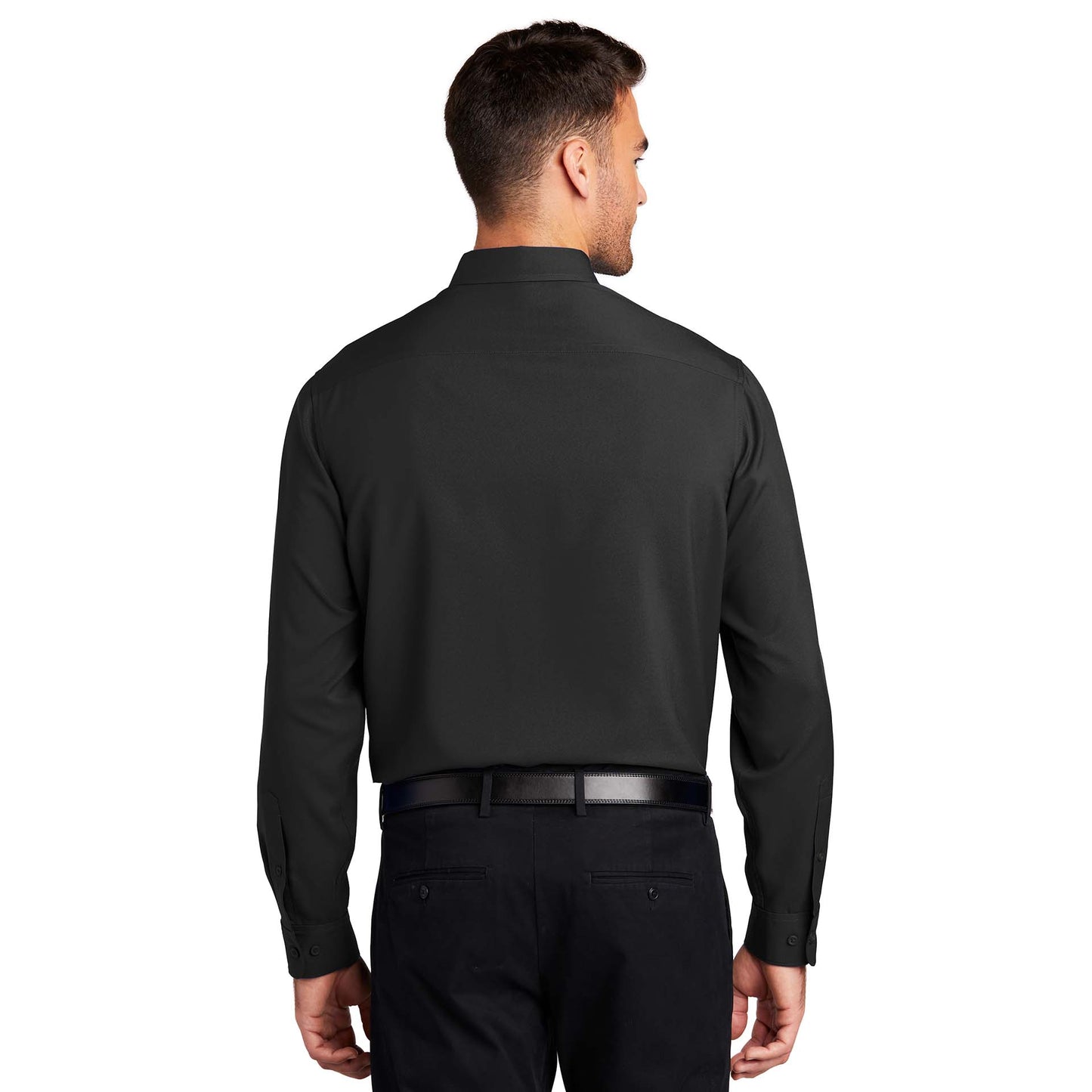 Black Button Up Shirts - Port Authority - Lightweight Design