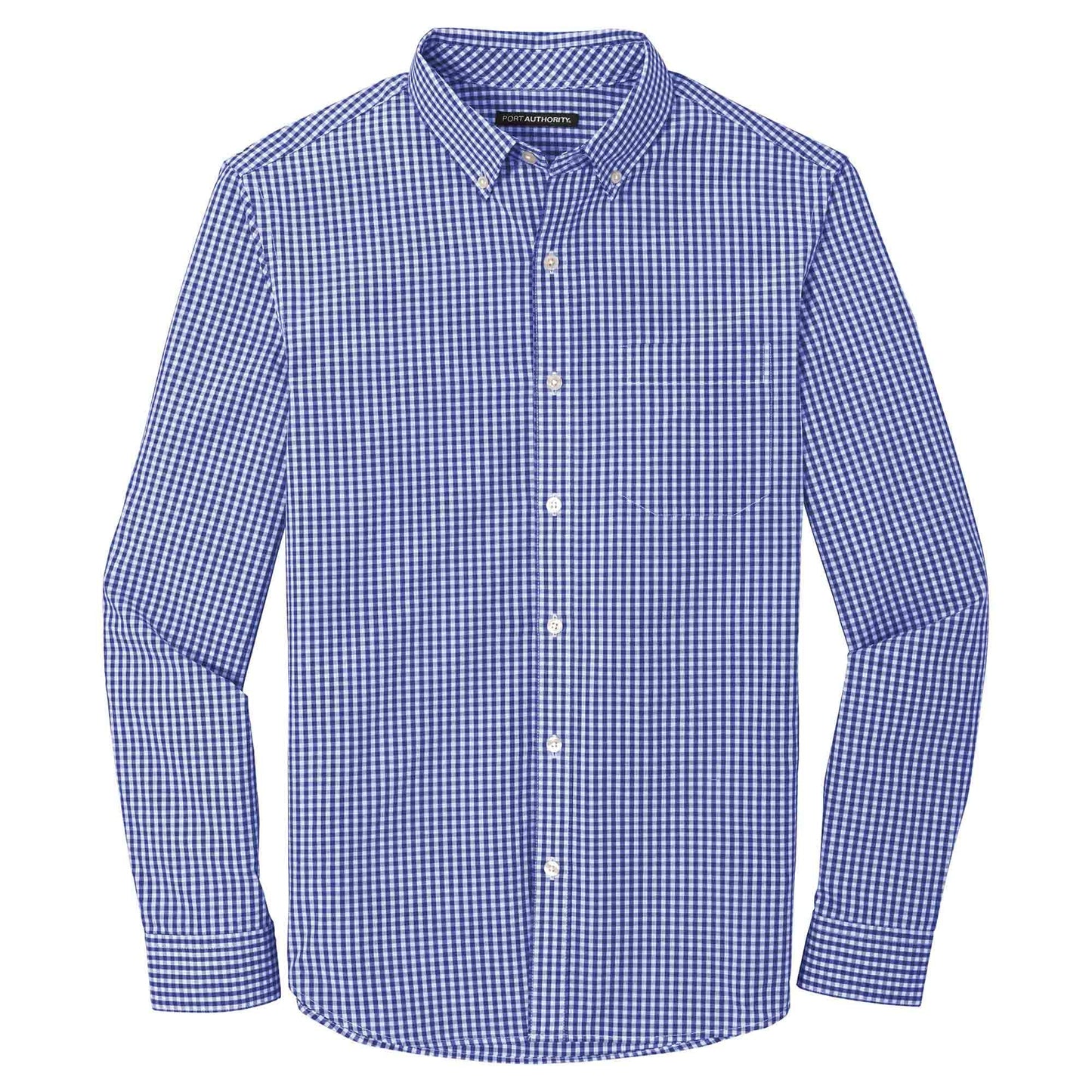 Black/White Button Up Shirt - Port Authority - Gingham Style