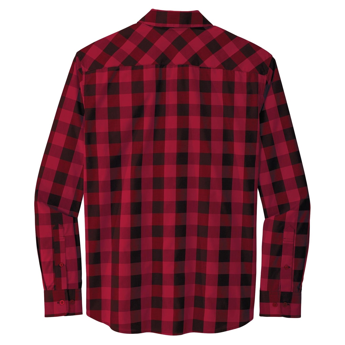 Rich Red Button Up Shirt - Port Authority - Lightweight