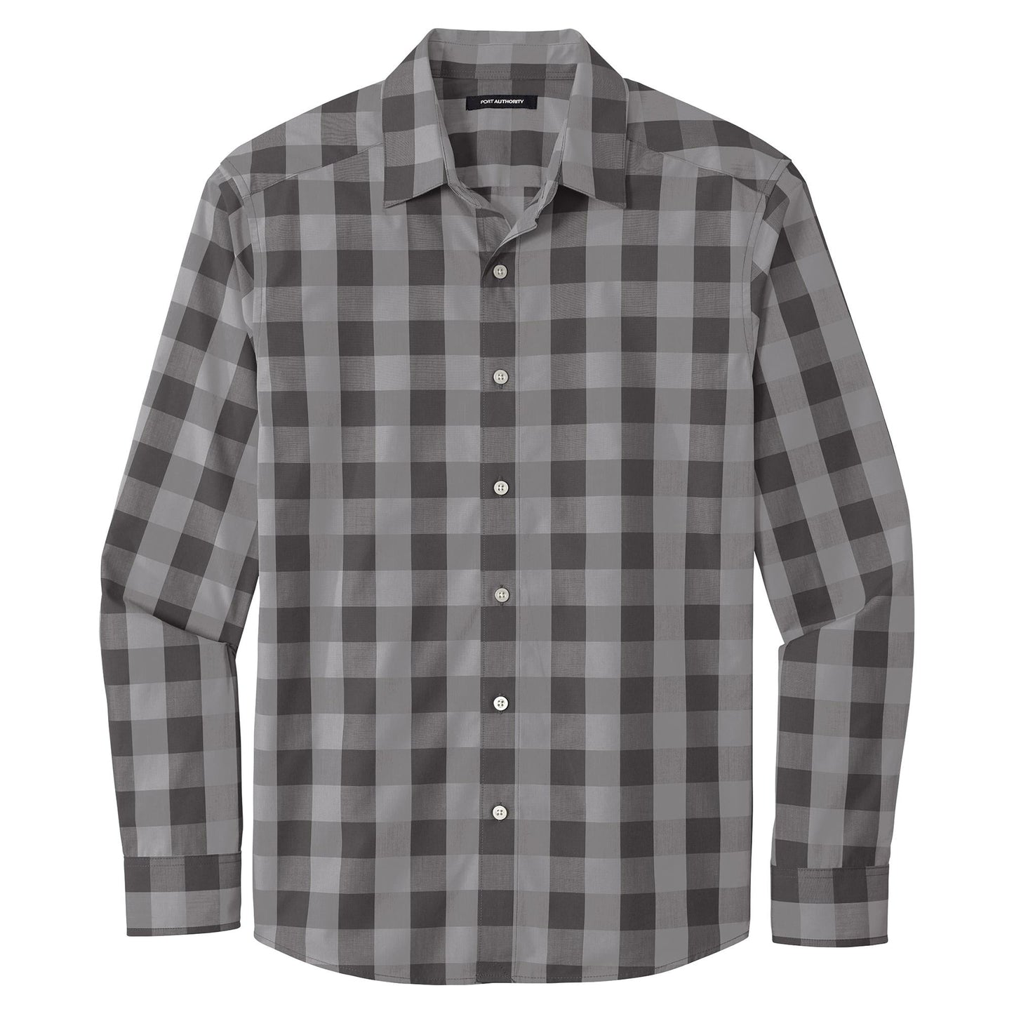 Rich Red Button Up Shirt - Port Authority - Lightweight
