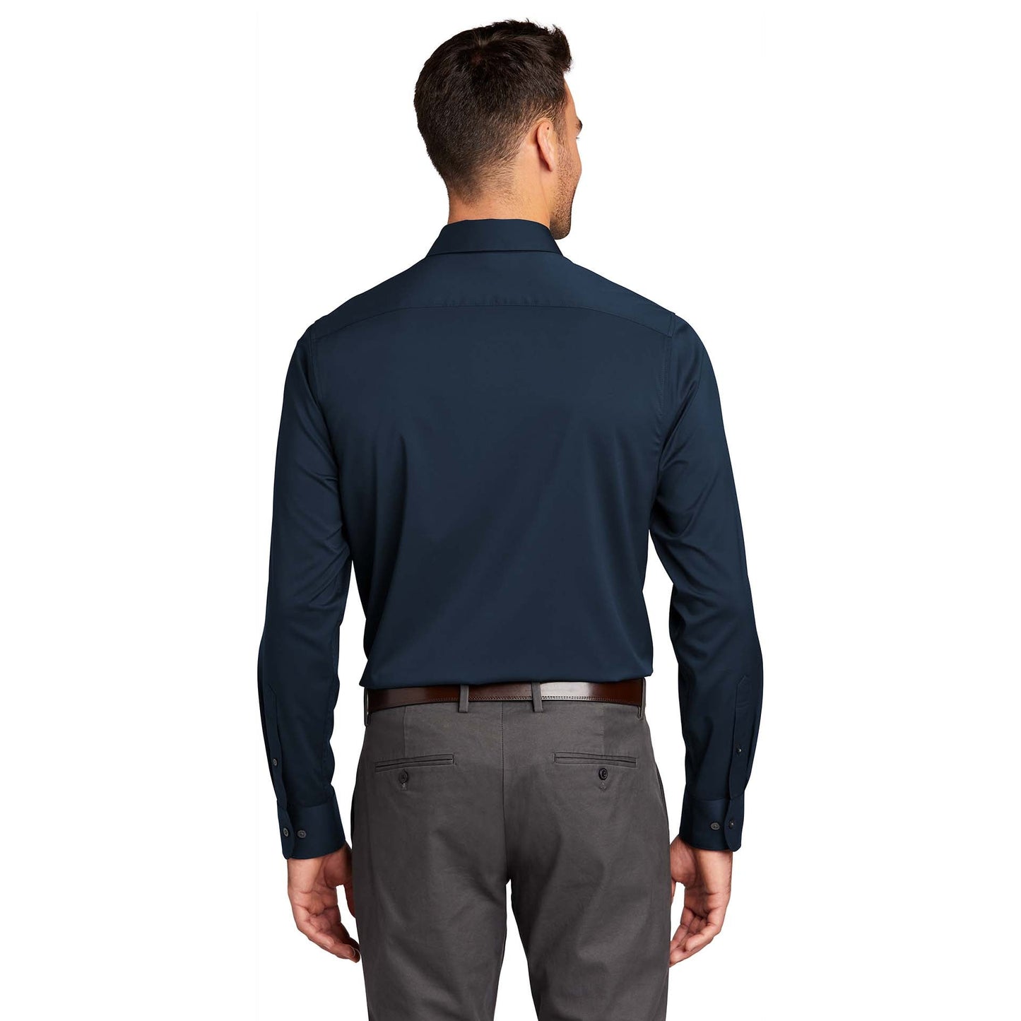 Black Button Up Shirts - Cornerstone - Stretch Fabric
