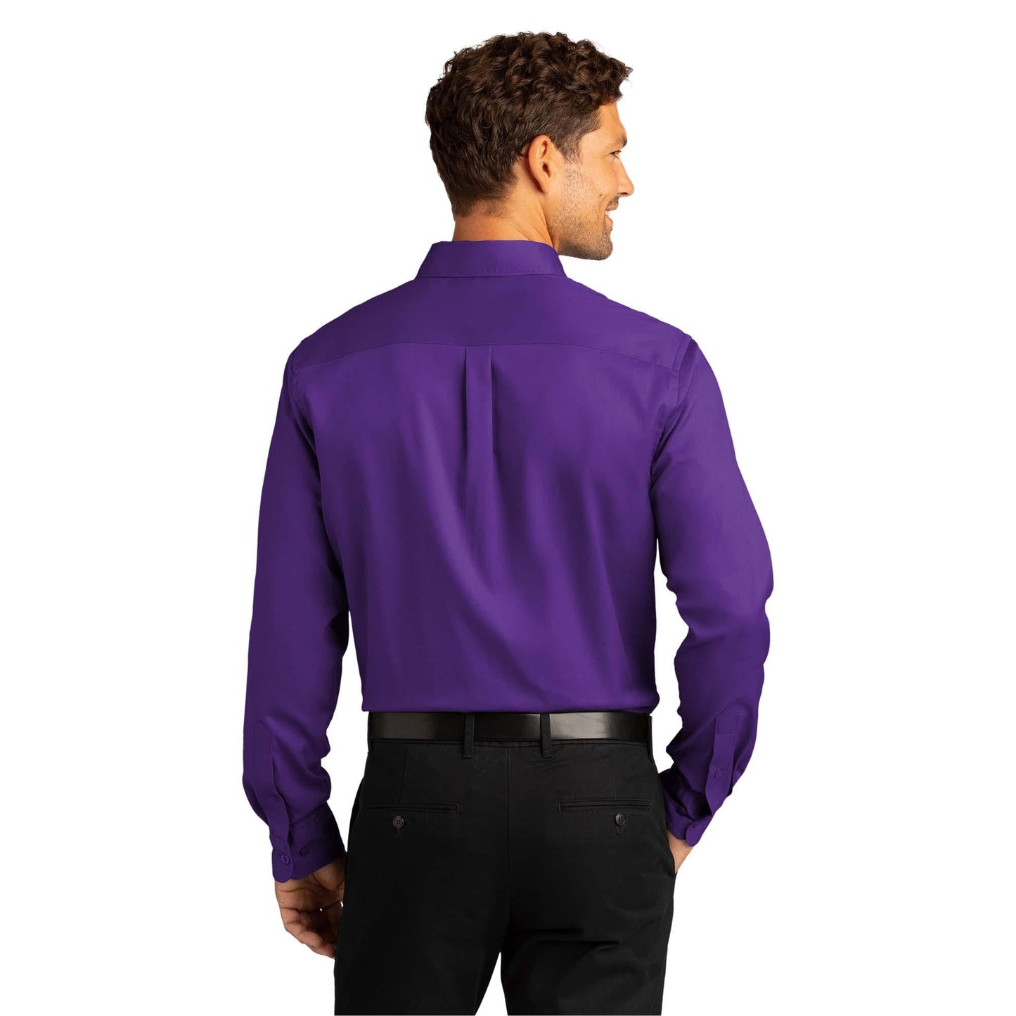 Burgundy Button Up Shirt - Port Authority - Easy Care