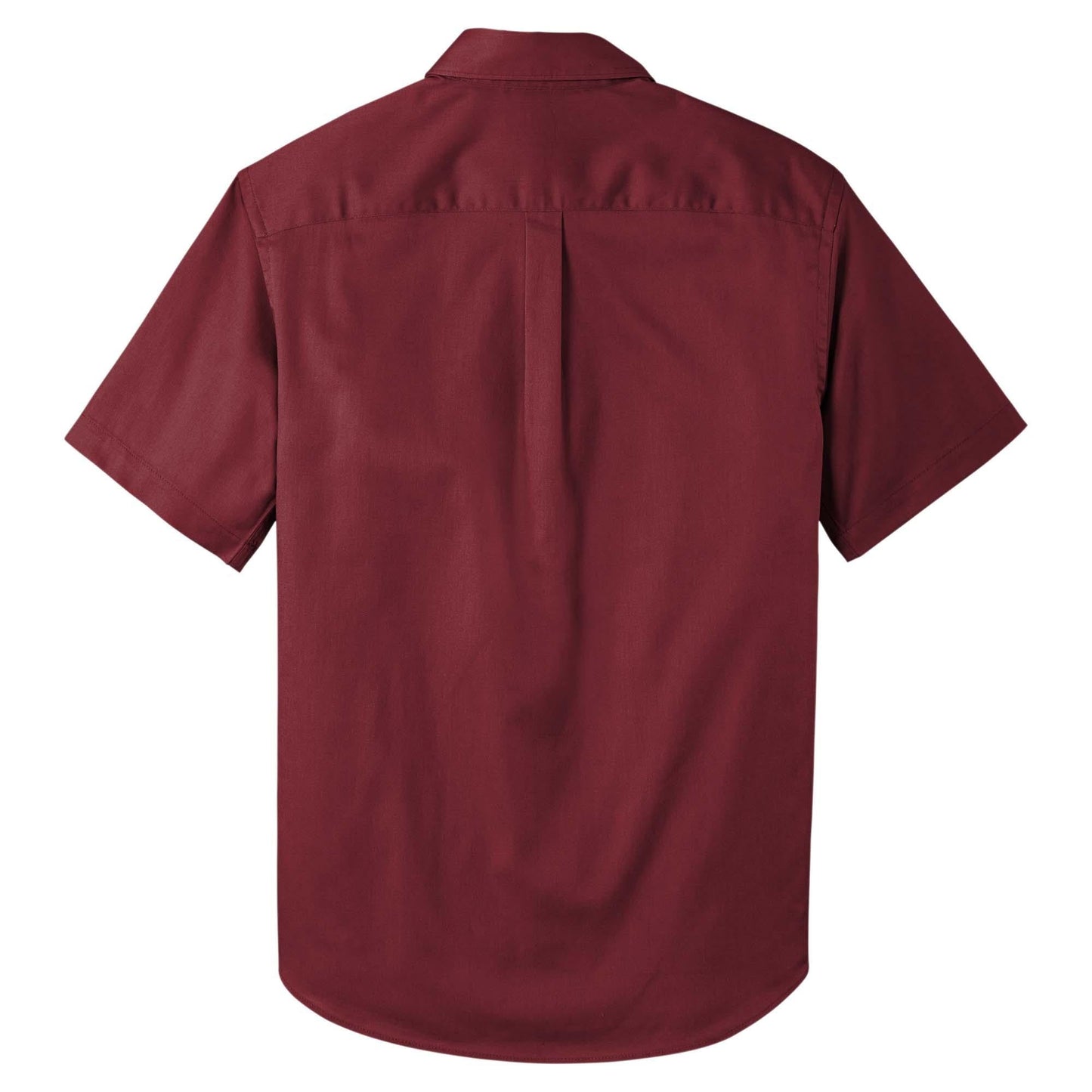 Burgundy Button Up Shirt - Port Authority - Wrinkle Resistant