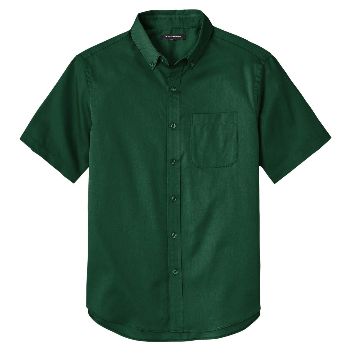 Burgundy Button Up Shirt - Port Authority - Wrinkle Resistant