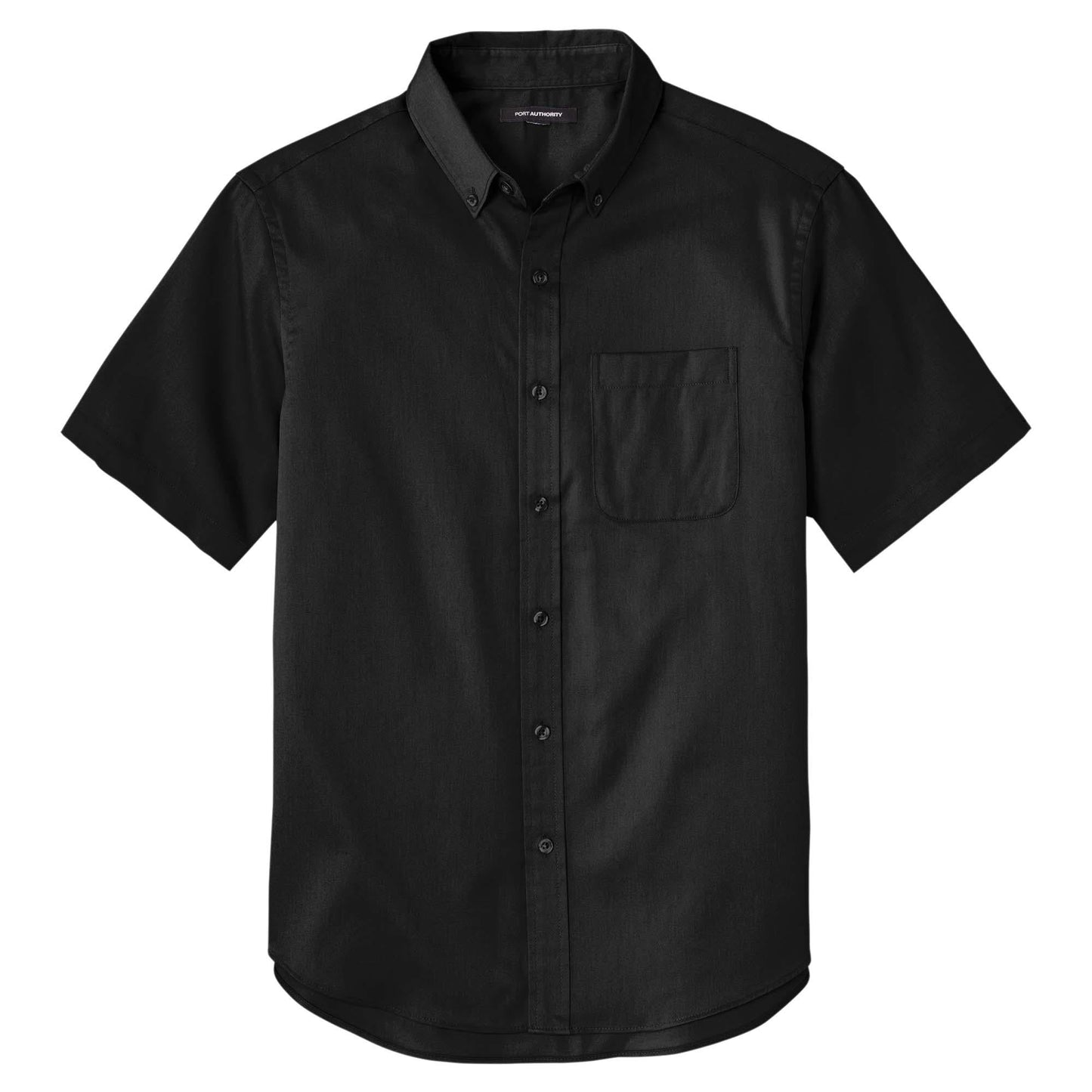 Burgundy Button Up Shirt - Port Authority - Wrinkle Resistant