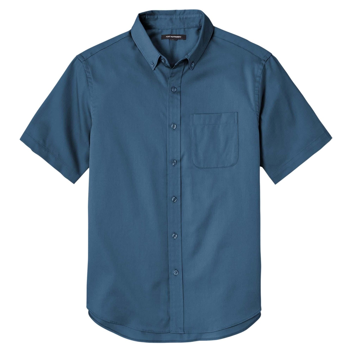 Burgundy Button Up Shirt - Port Authority - Wrinkle Resistant