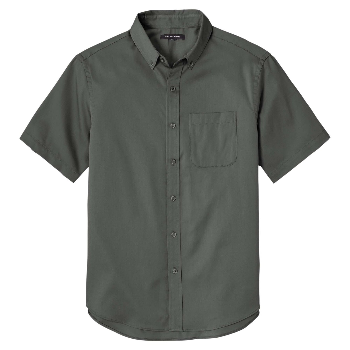 Burgundy Button Up Shirt - Port Authority - Wrinkle Resistant
