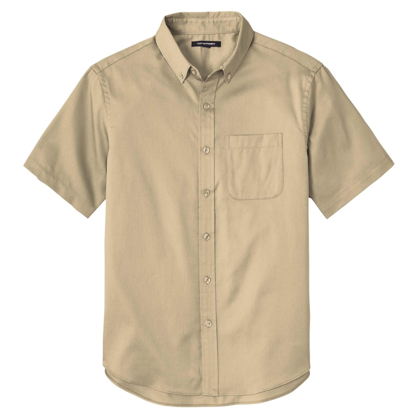 Burgundy Button Up Shirt - Port Authority - Wrinkle Resistant