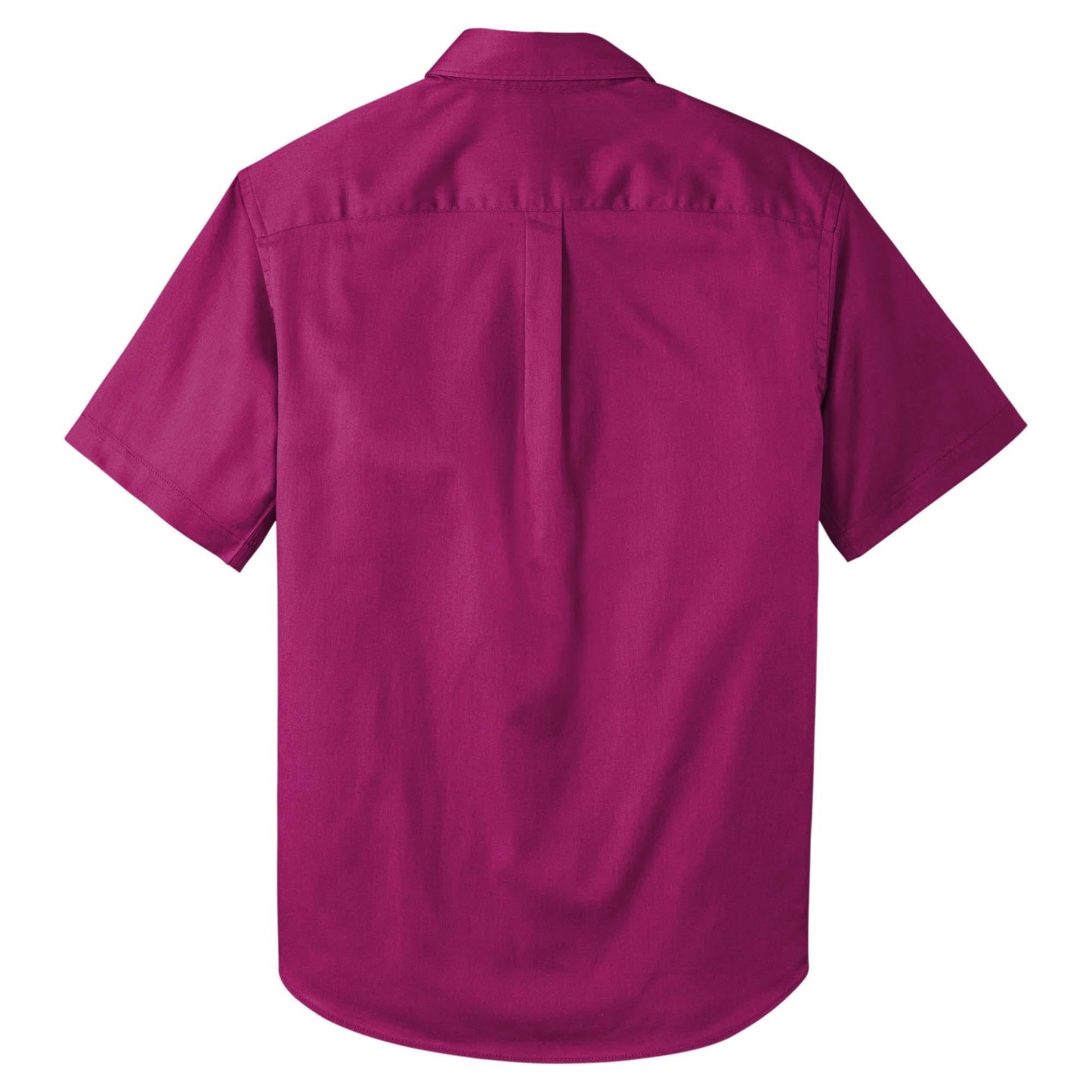 Burgundy Button Up Shirt - Port Authority - Wrinkle Resistant