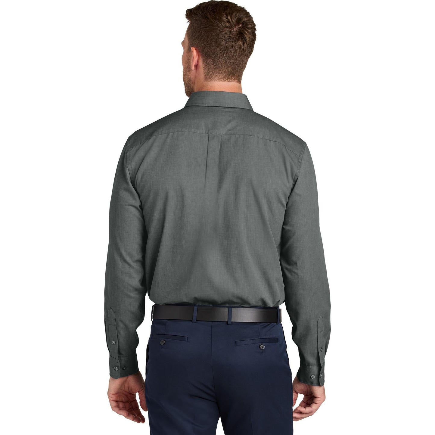 Deep Black Button Up Shirt - Port Authority - Easy Care