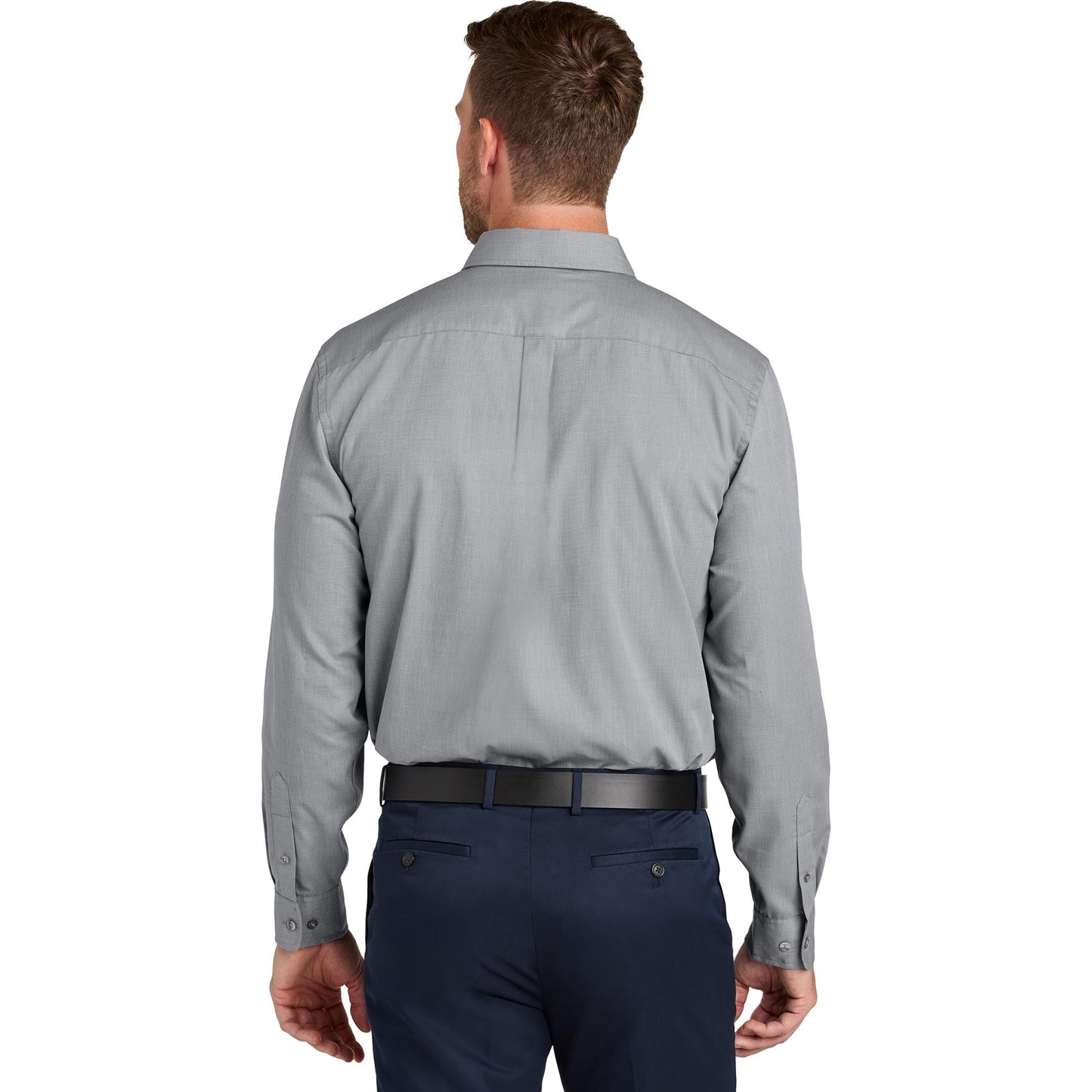 Deep Black Button Up Shirt - Port Authority - Easy Care