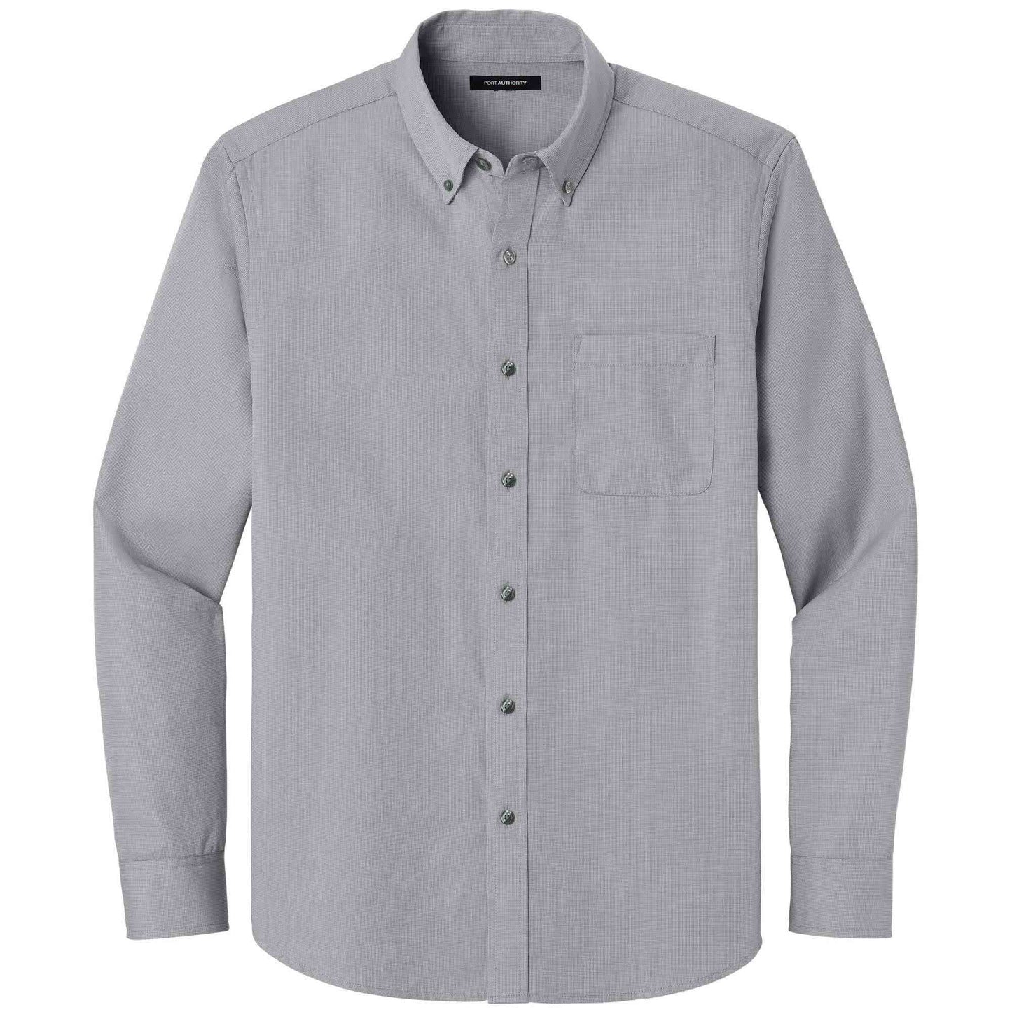 Deep Black Button Up Shirt - Port Authority - Easy Care