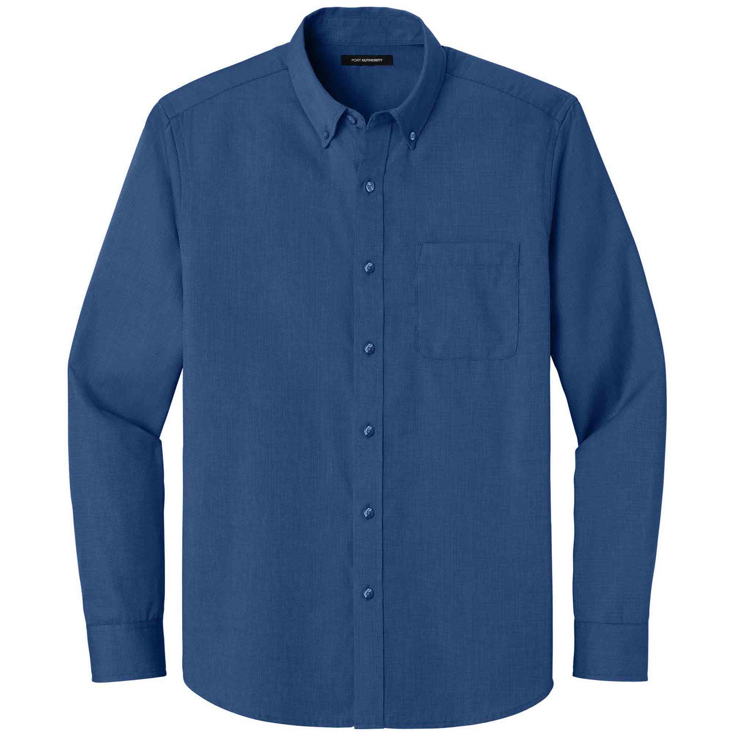 Deep Black Button Up Shirt - Port Authority - Easy Care
