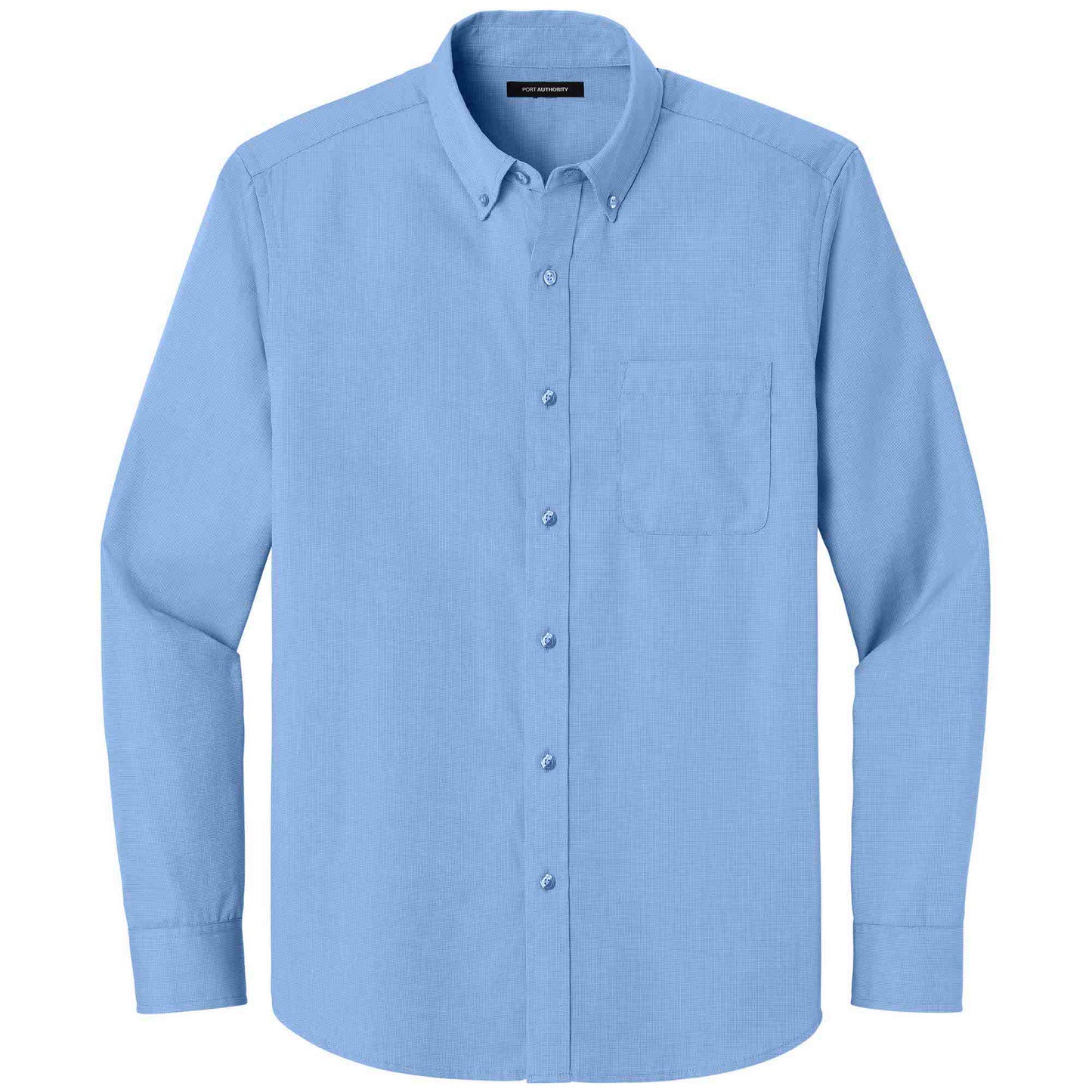 Deep Black Button Up Shirt - Port Authority - Easy Care