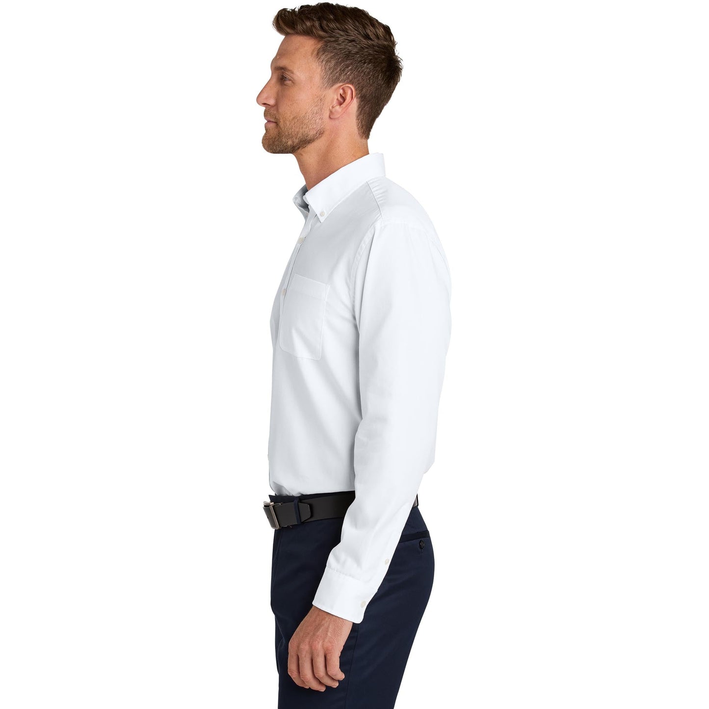 Deep Black Button Up Shirt - Port Authority - Easy Care