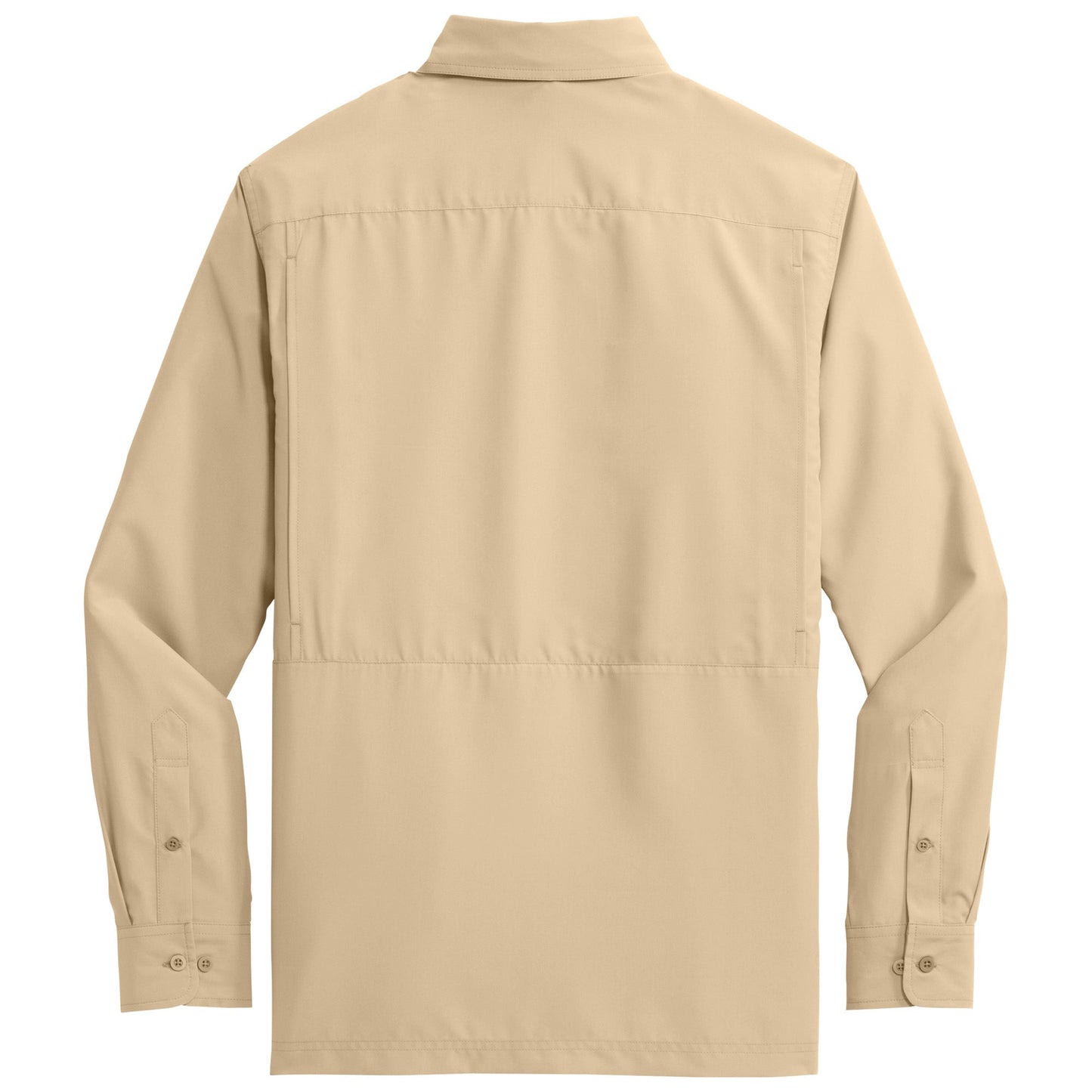 Gusty Grey Button Up Shirt - Port Authority - Comfortable Fit