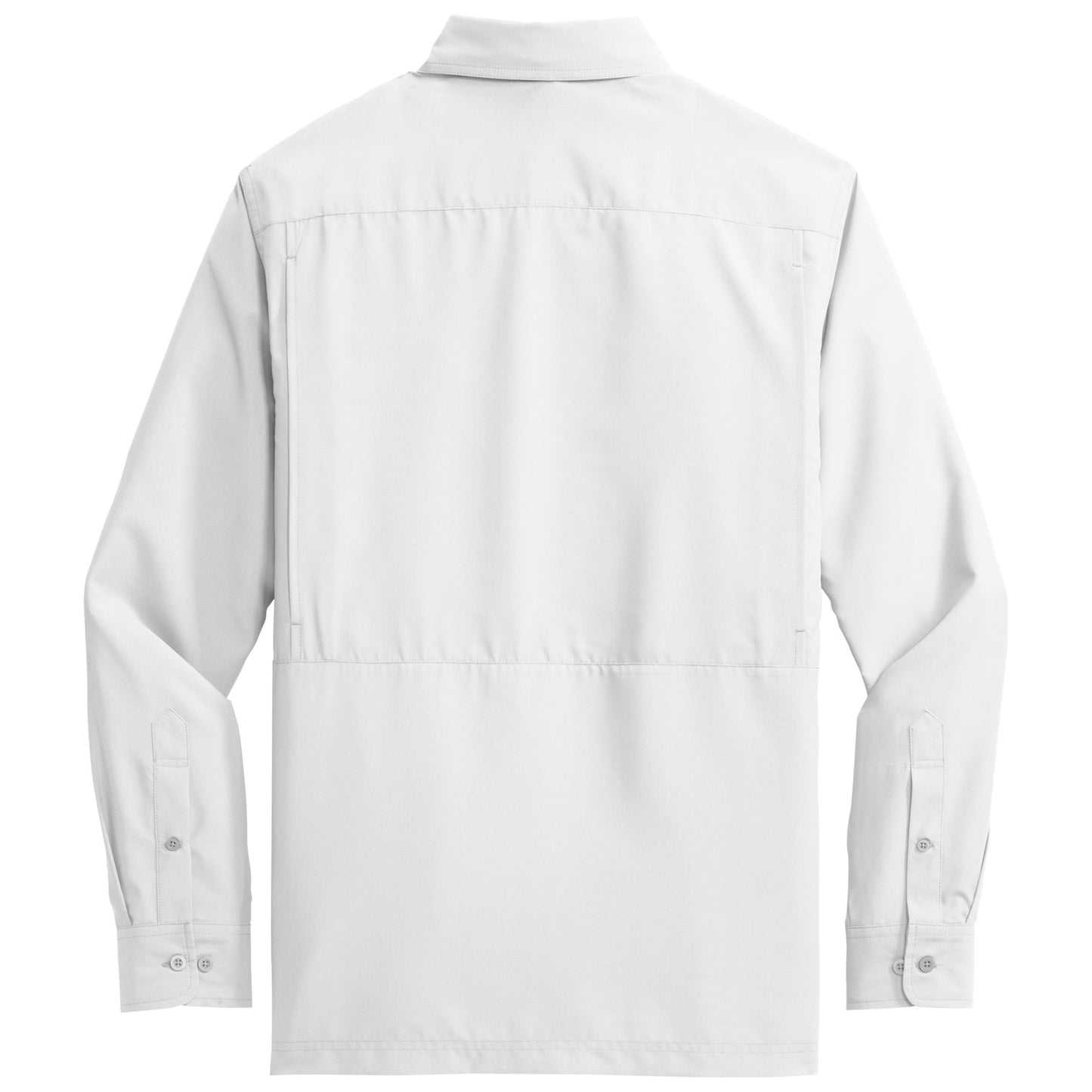 Gusty Grey Button Up Shirt - Port Authority - Comfortable Fit